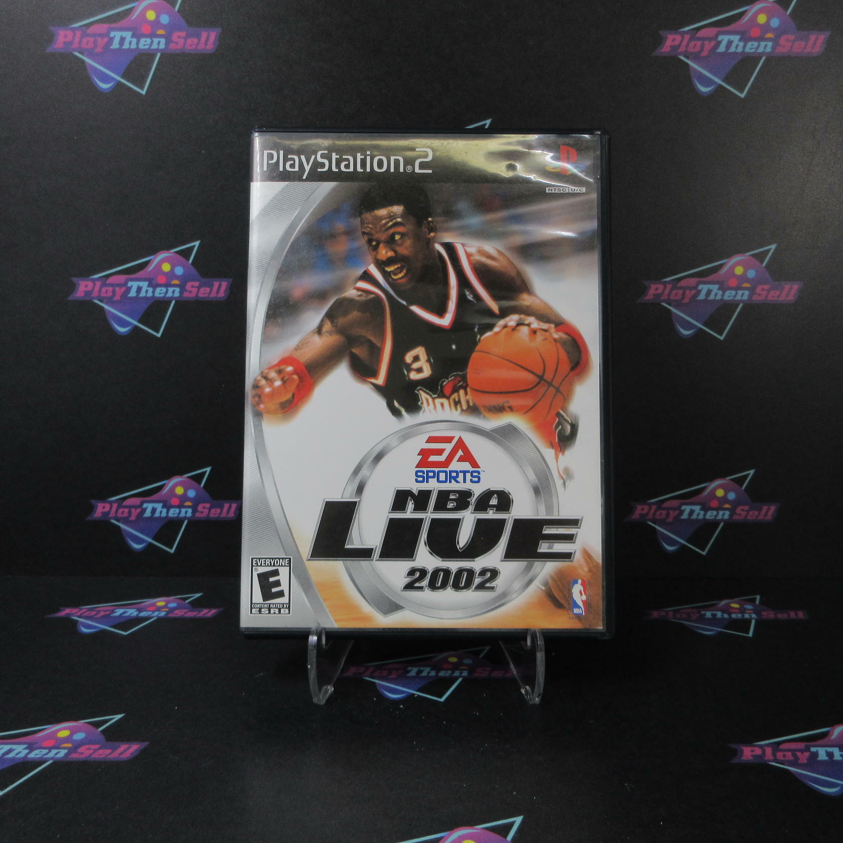 NBA Live 2002 + Reg Card PS2 PlayStation 2 MD Complete CIB - Very Good