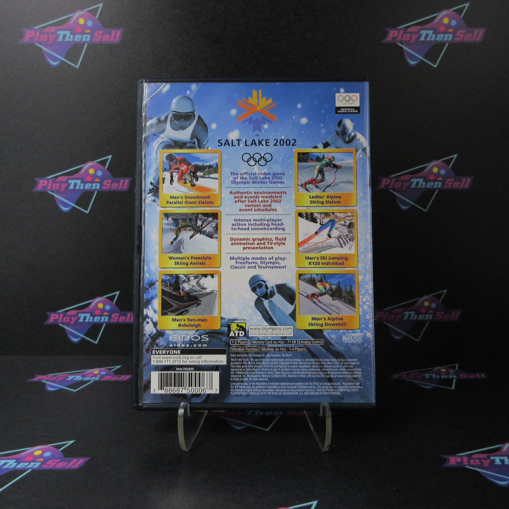 Salt Lake 2002 PS2 PlayStation 2 + Reg Card - Like New