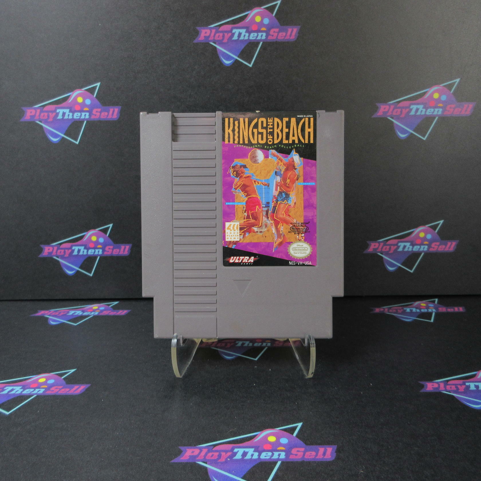 Kings of The Beach Professional Beach VolleyBall Nintendo NES Cartridge Only AD - Very Good