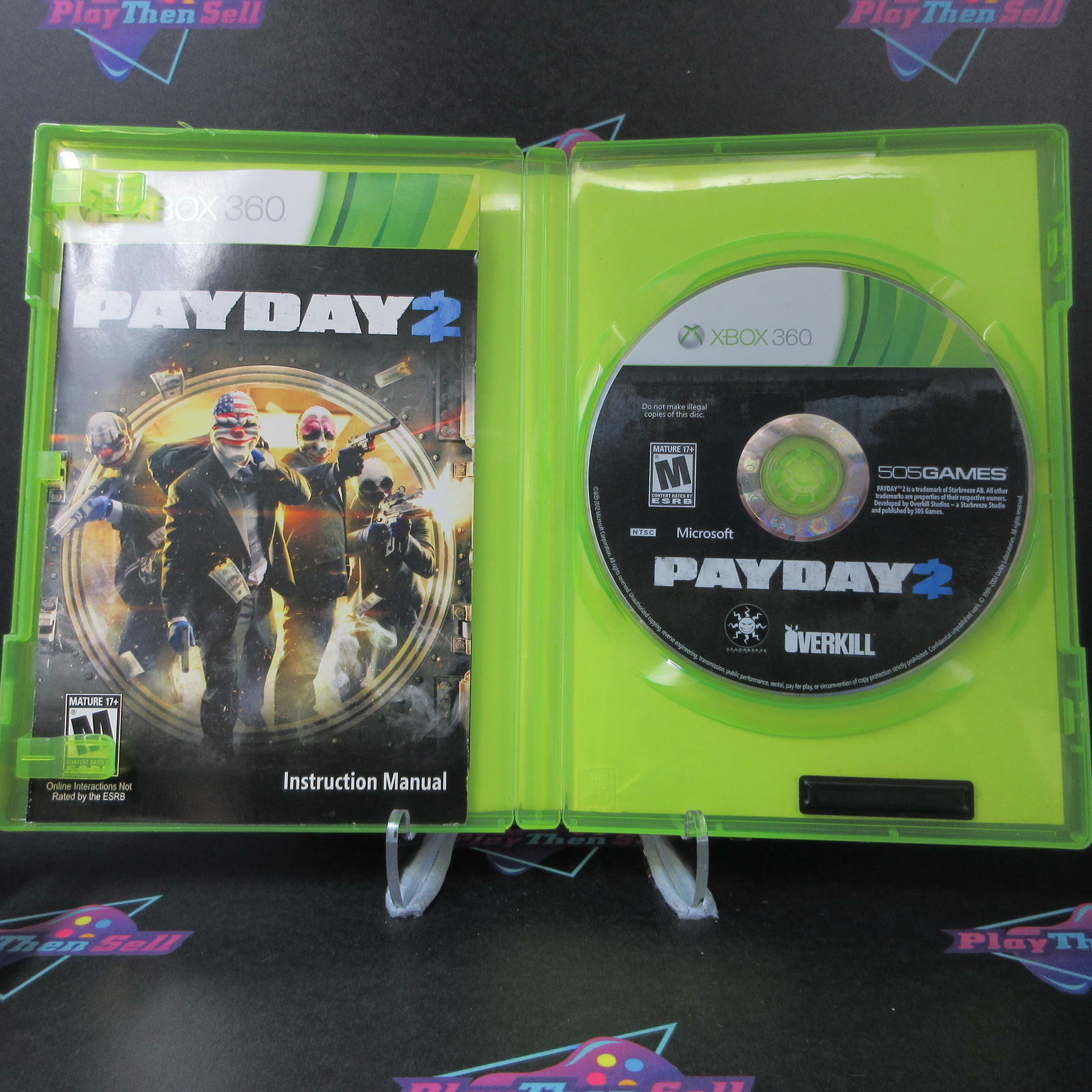 Payday 2 Xbox 360 AD Complete CIB - Very Good