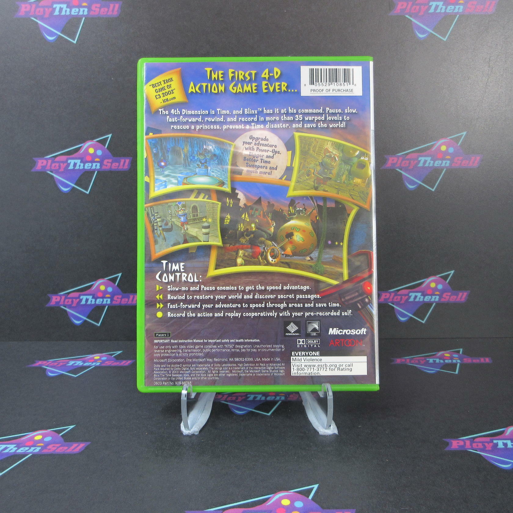 Blinx The Time Sweeper PH Xbox BL Disc - Like New