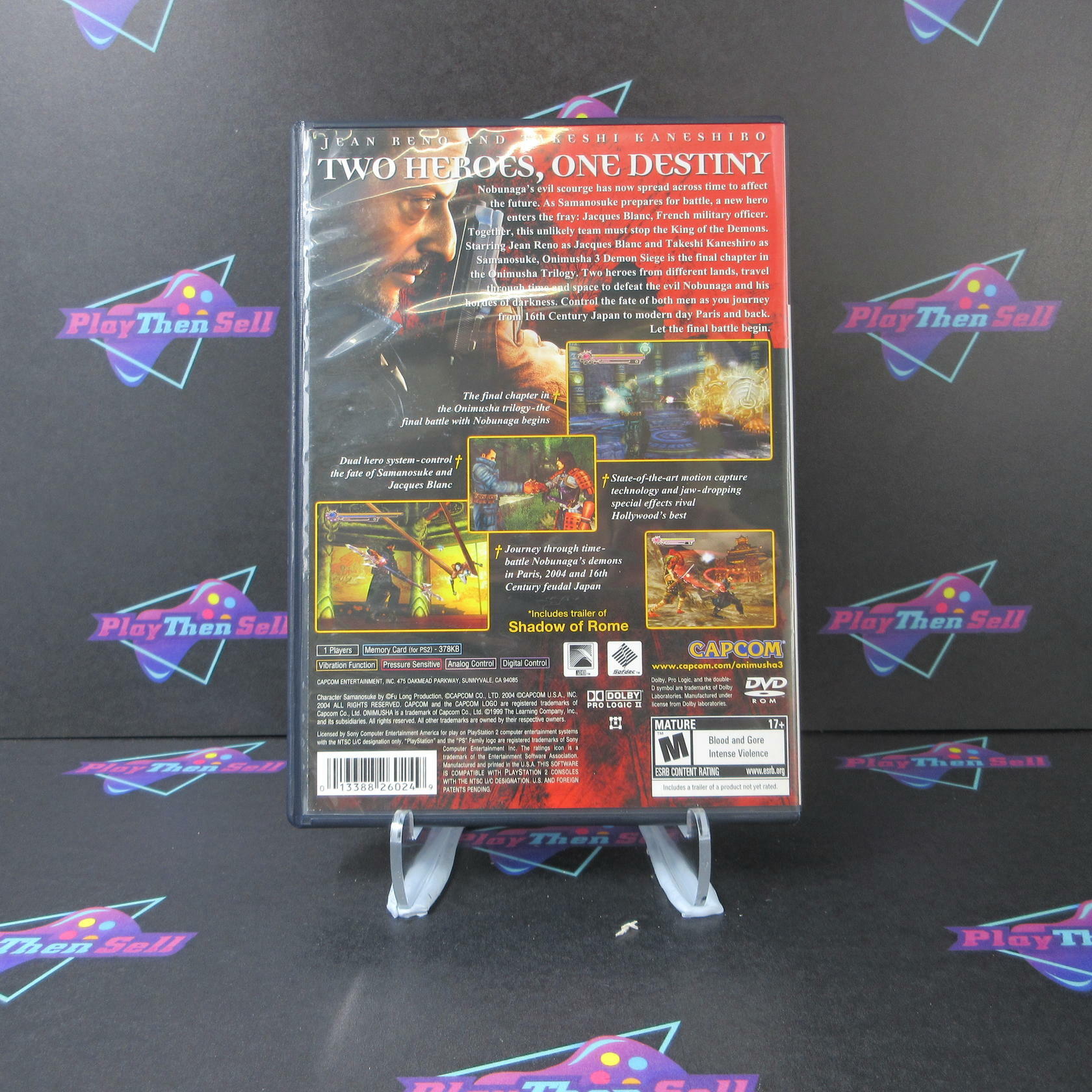 Onimusha 3 Demon Siege PS2 PlayStation 2 - Like New