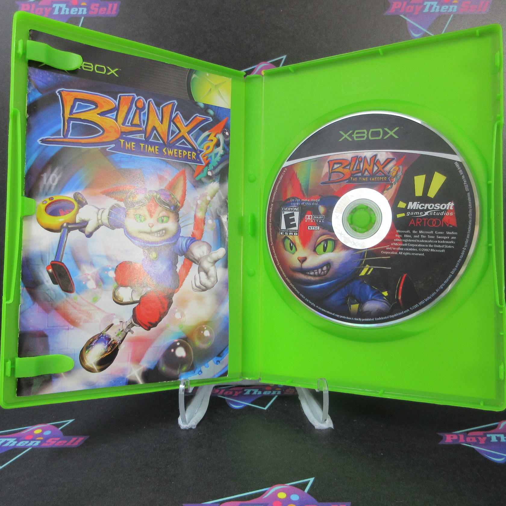 Blinx The Time Sweeper PH Xbox BL Disc - Like New