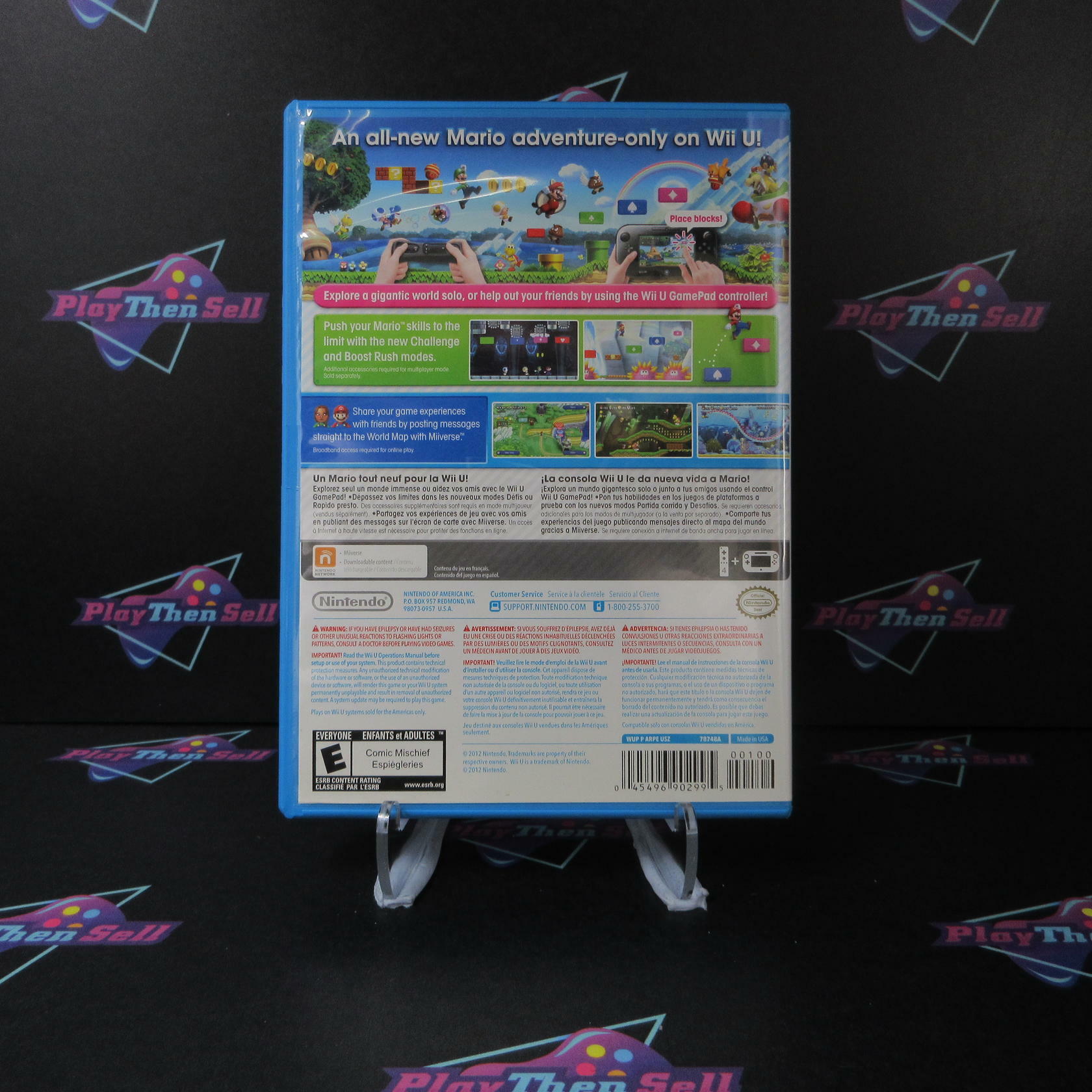 New Super Mario Bros U Nintendo WII U - Like New