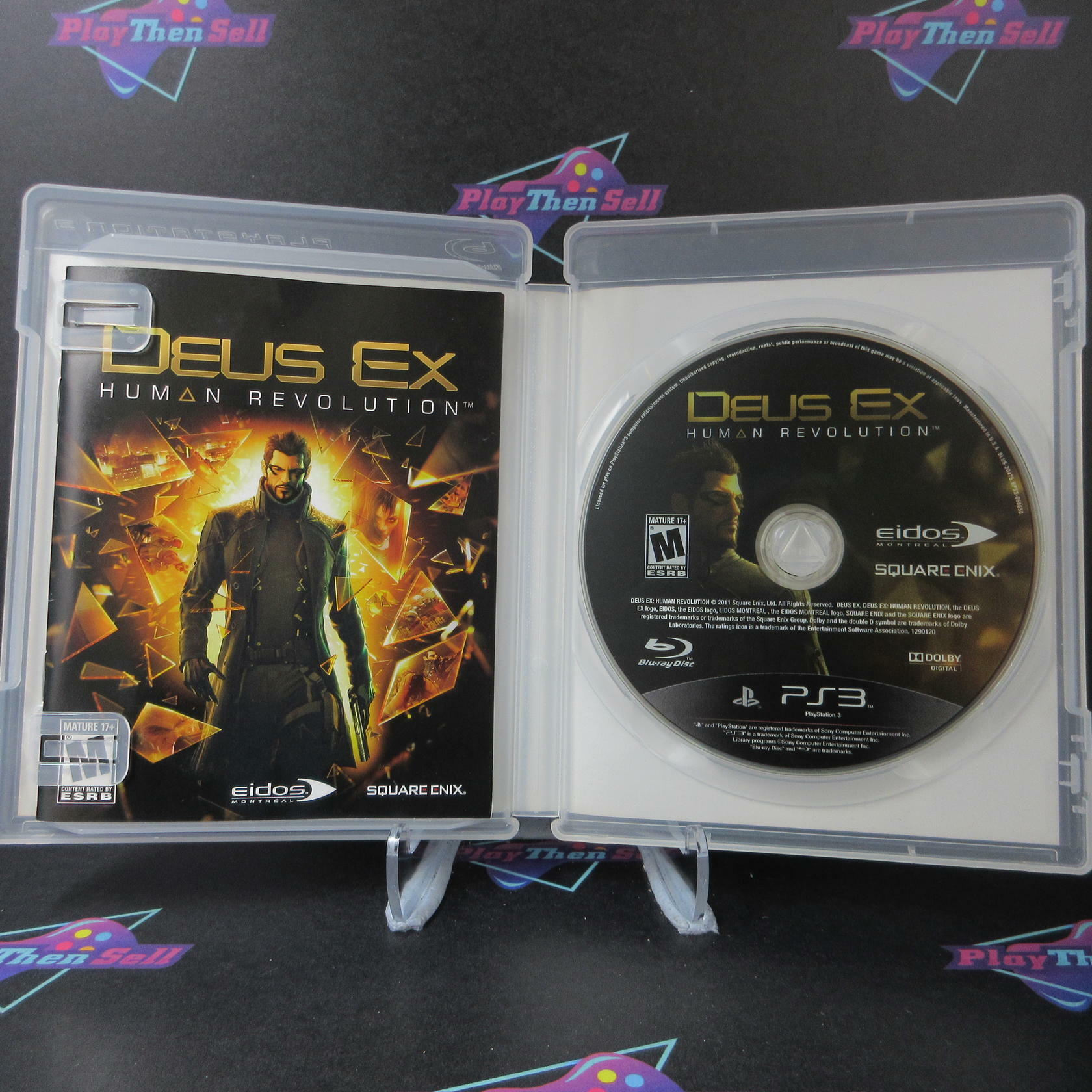 Deus Ex Human Revolution PS3 PlayStation 3 AD Complete CIB - Very Good
