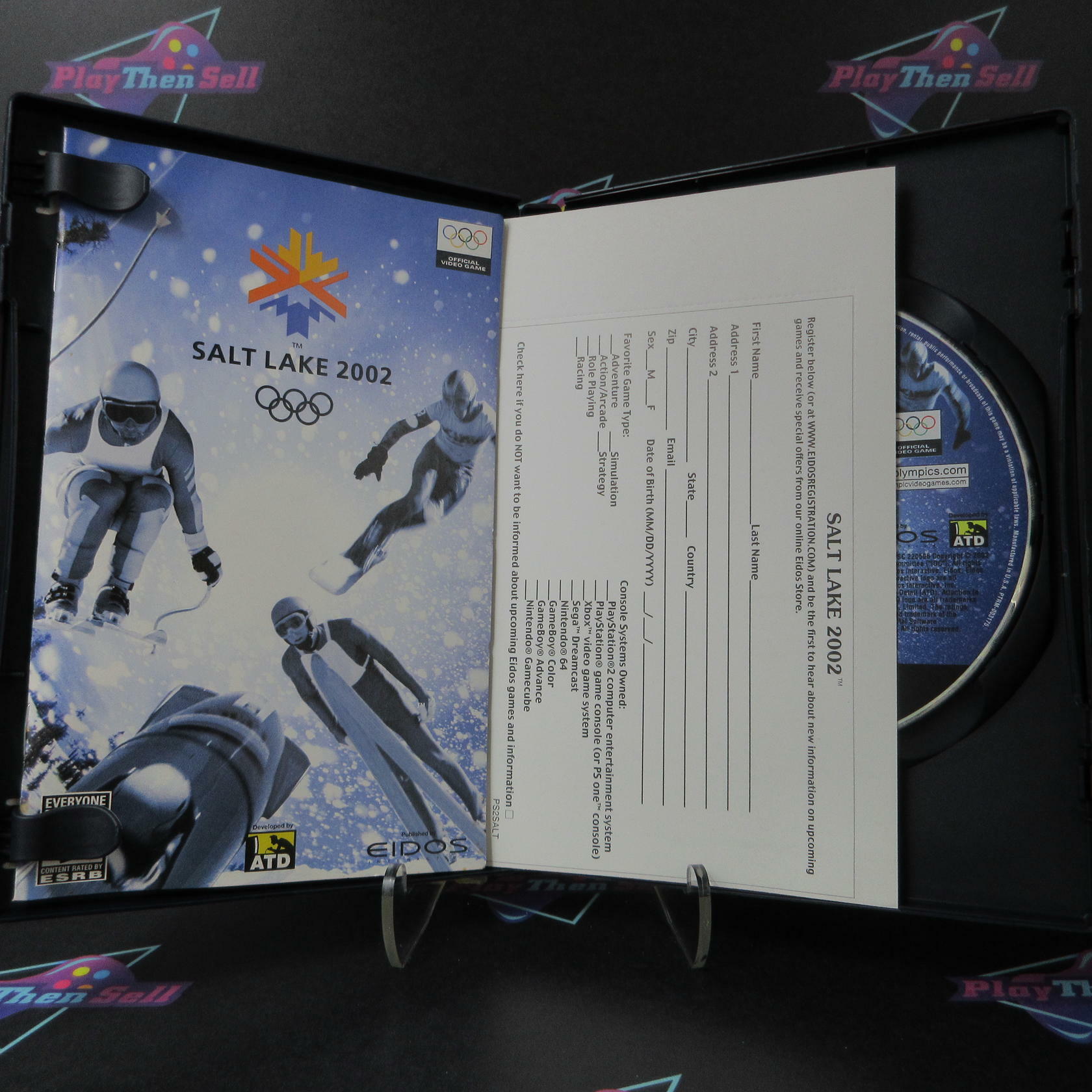 Salt Lake 2002 PS2 PlayStation 2 + Reg Card - Like New