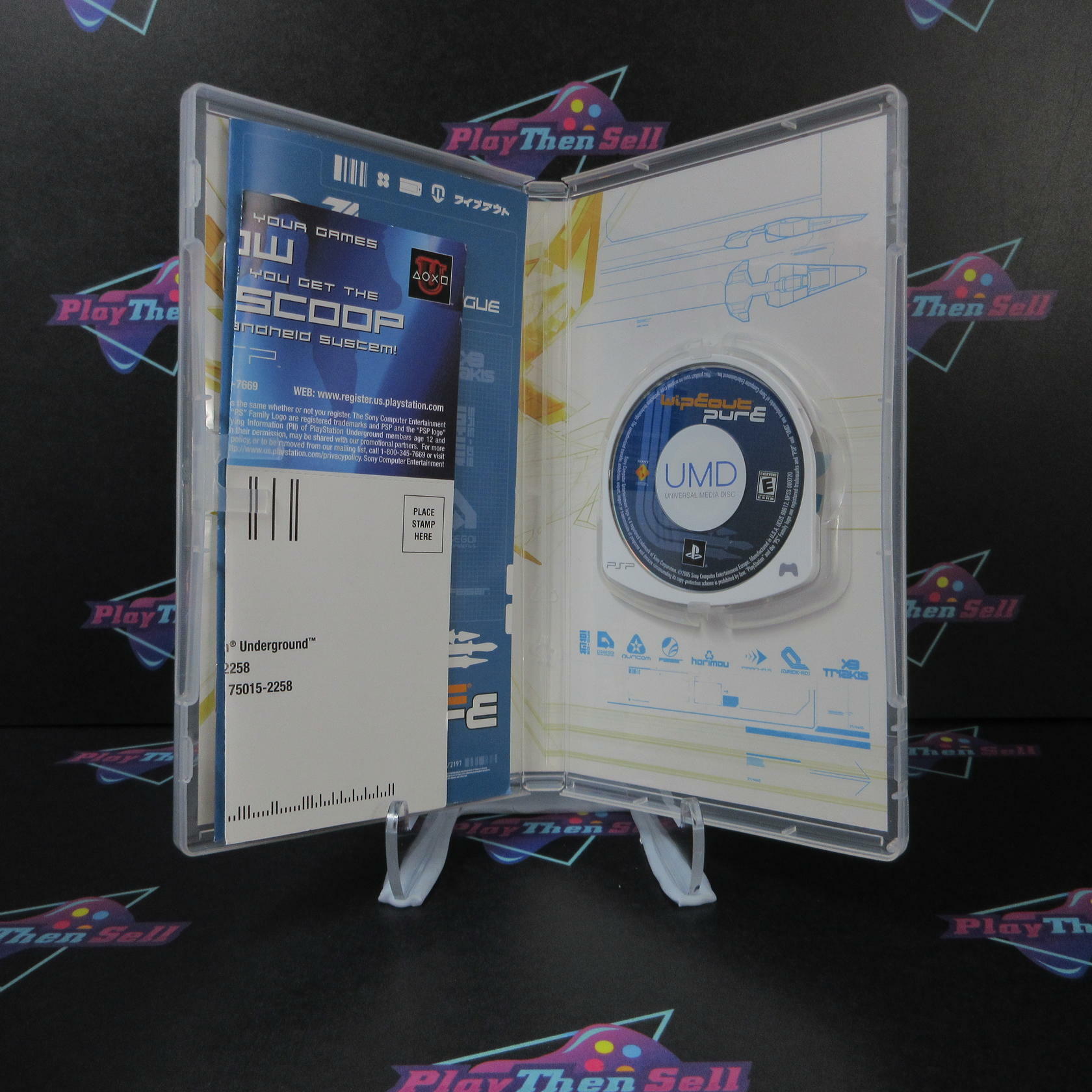 Wipeout Pure Sony PSP + Reg Card - Like New