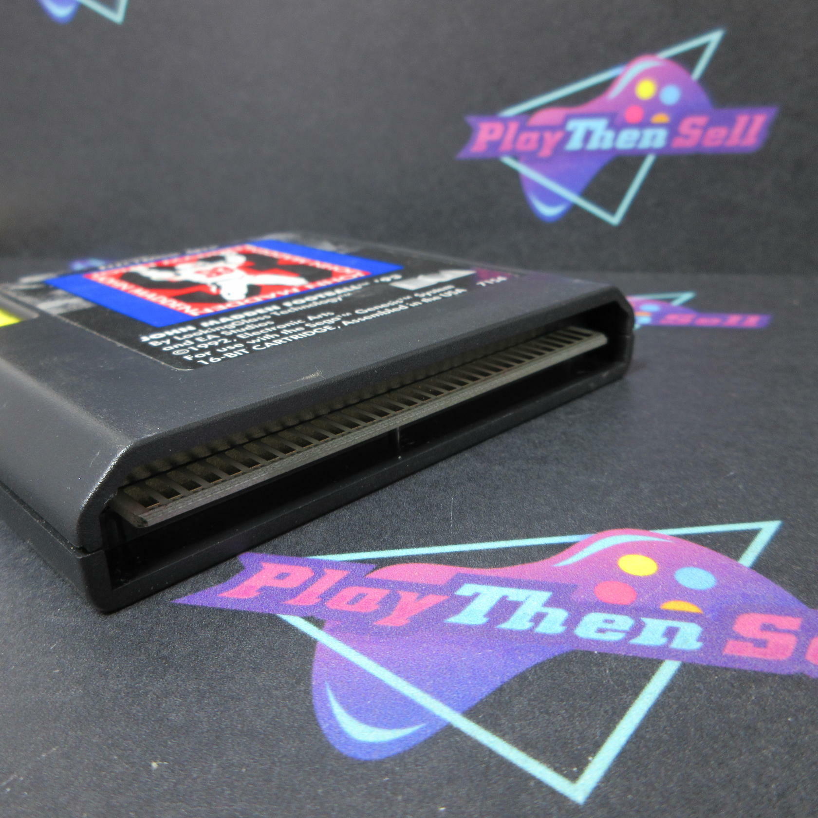 John Madden Football '93 Sega Genesis Cart only AAuthentic/Tested - Very Good