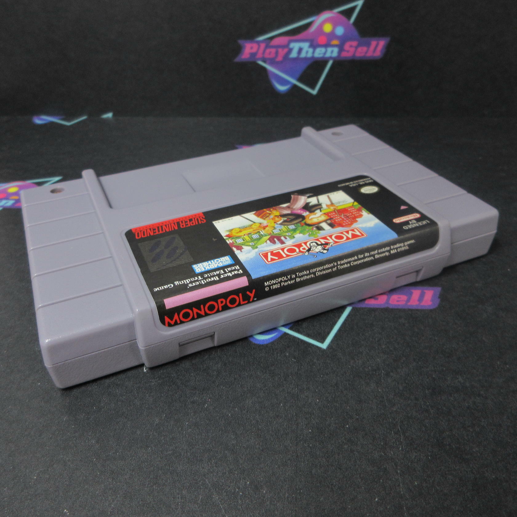 Monopoly Nintendo SNES Cartridge Only Authentic / Tested - Very Good