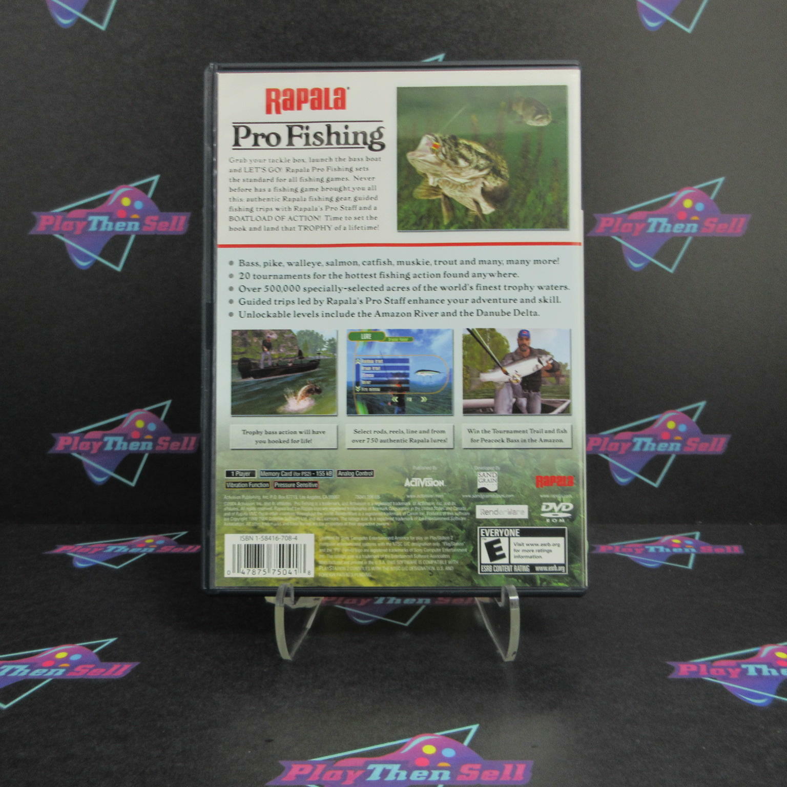 Rapalas Pro Fishing PS2 PlayStation 2 - Very Good
