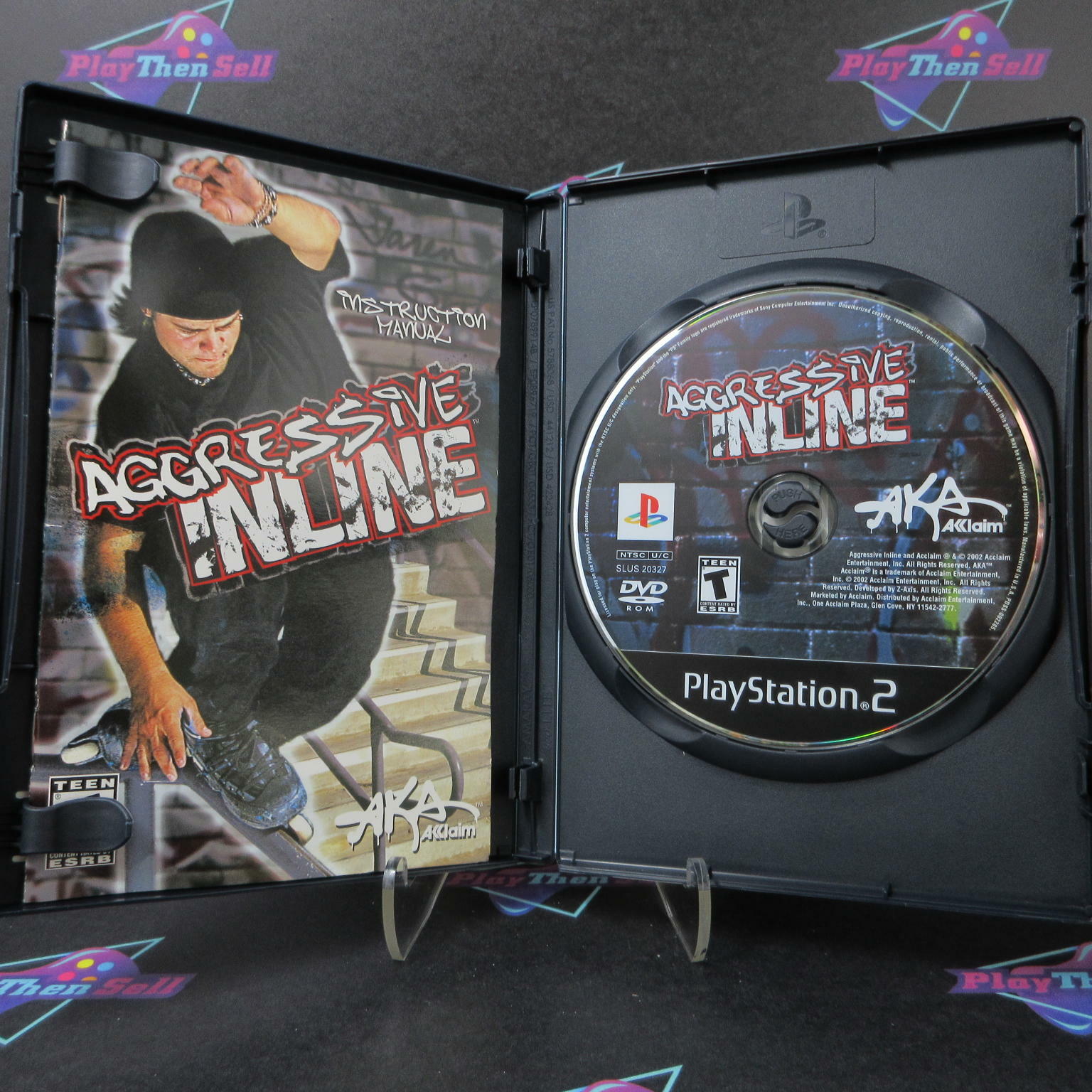 Aggressive Inline Skating PS2 PlayStation 2 + Reg Card - Like New