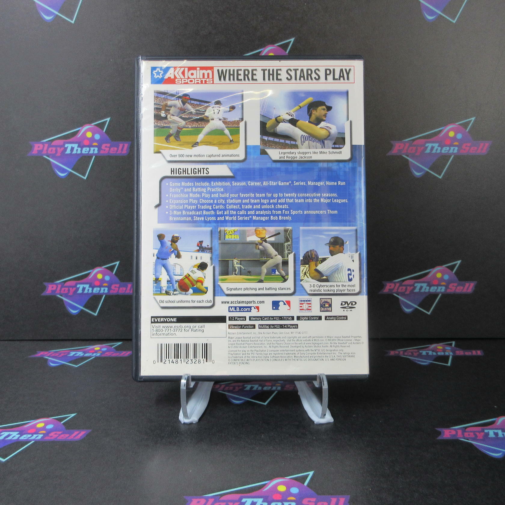 All Star Baseball 2003 PS2 PlayStation 2 + Reg Card - Like New