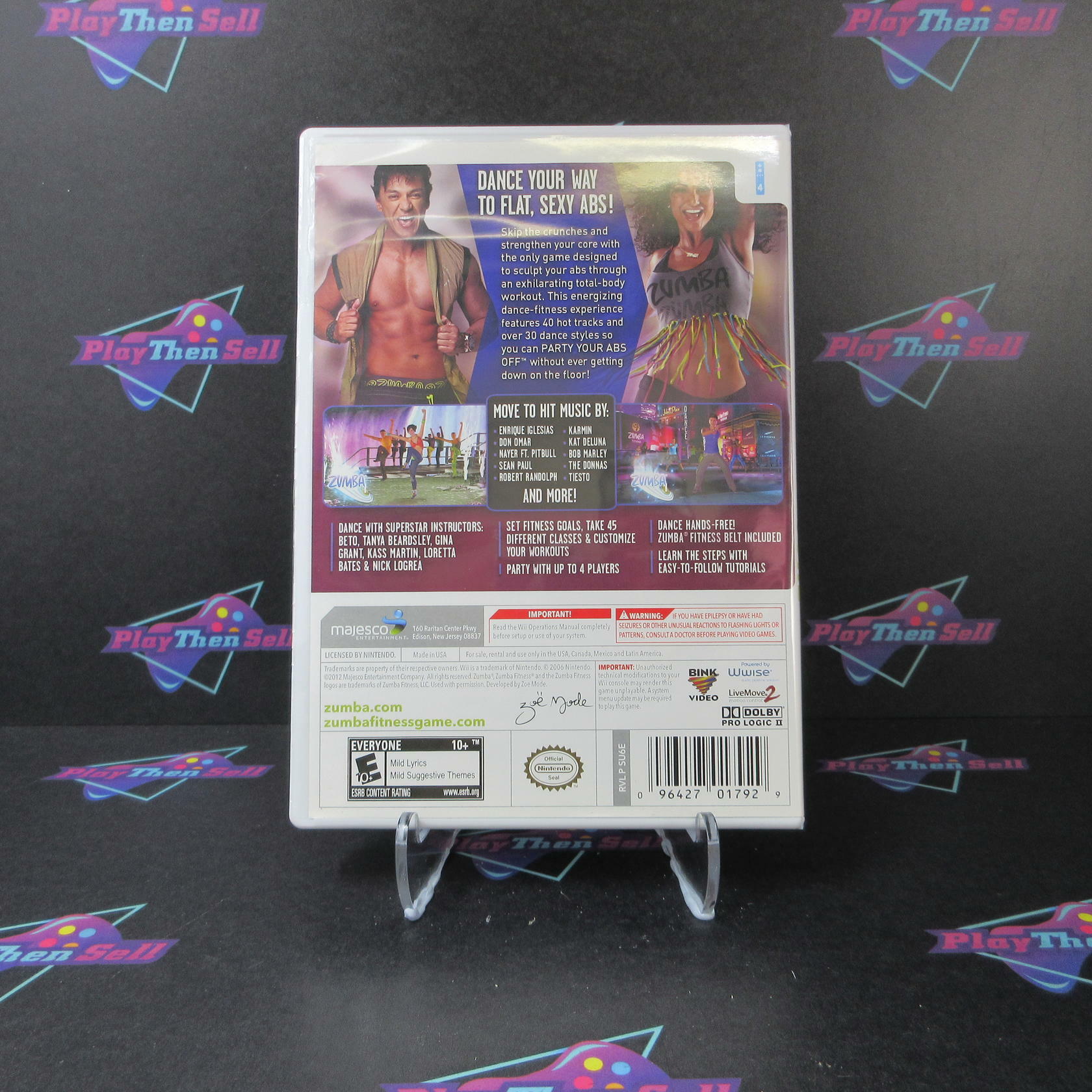 Zumba Fitness Core Nintendo Wii AD Complete CIB - Very Good