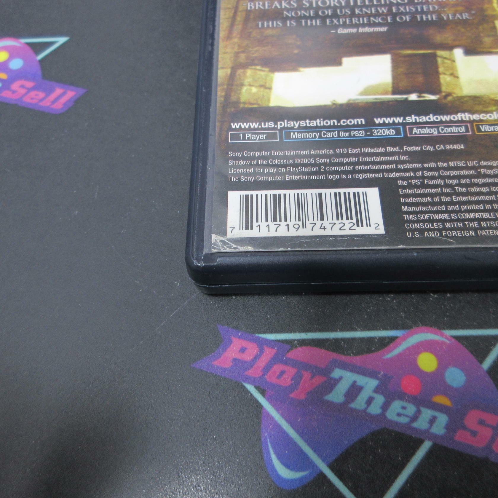 Shadow of the Colossus GH + Reg Card PS2 PlayStation 2 AD Complete CIB - Very Good