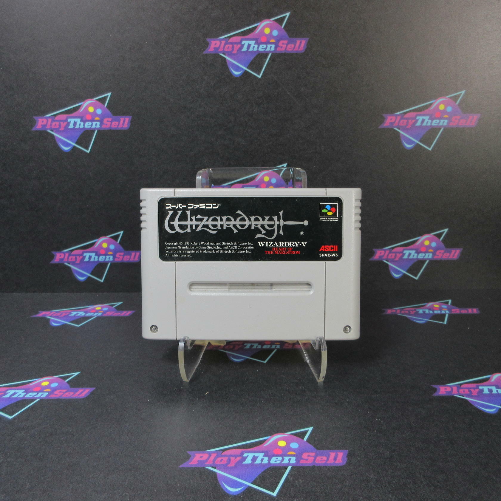 Wizardry V Heart of the Maelstrom Nintendo Super Famicom NM - Very Good
