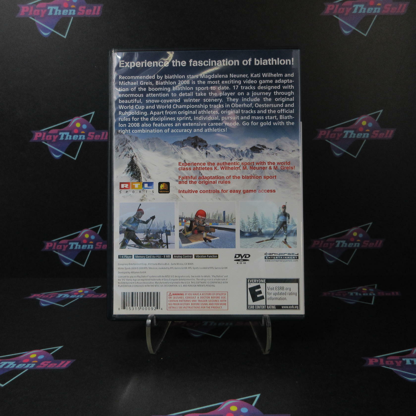 Biathlon 2008 PS2 PlayStation 2 - Like New