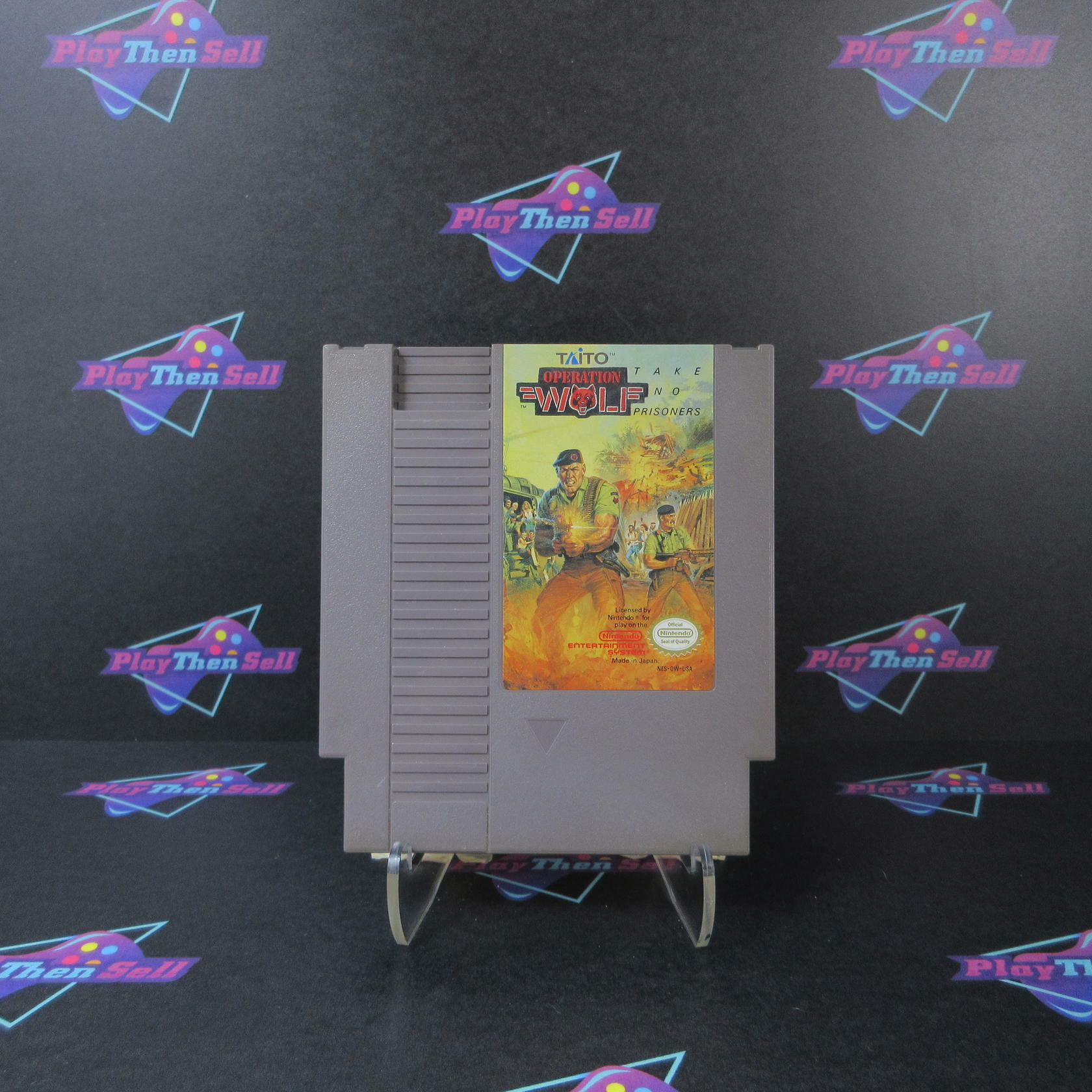 Operation Wolf Nintendo NES Cartridge Authentic / Tested - Very Good