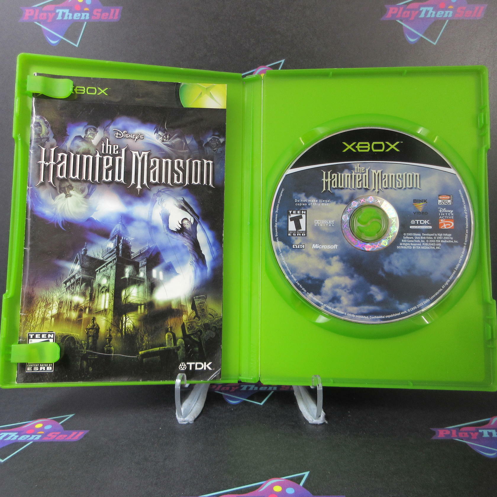 Haunted Mansion Xbox MD Complete CIB - Very Good