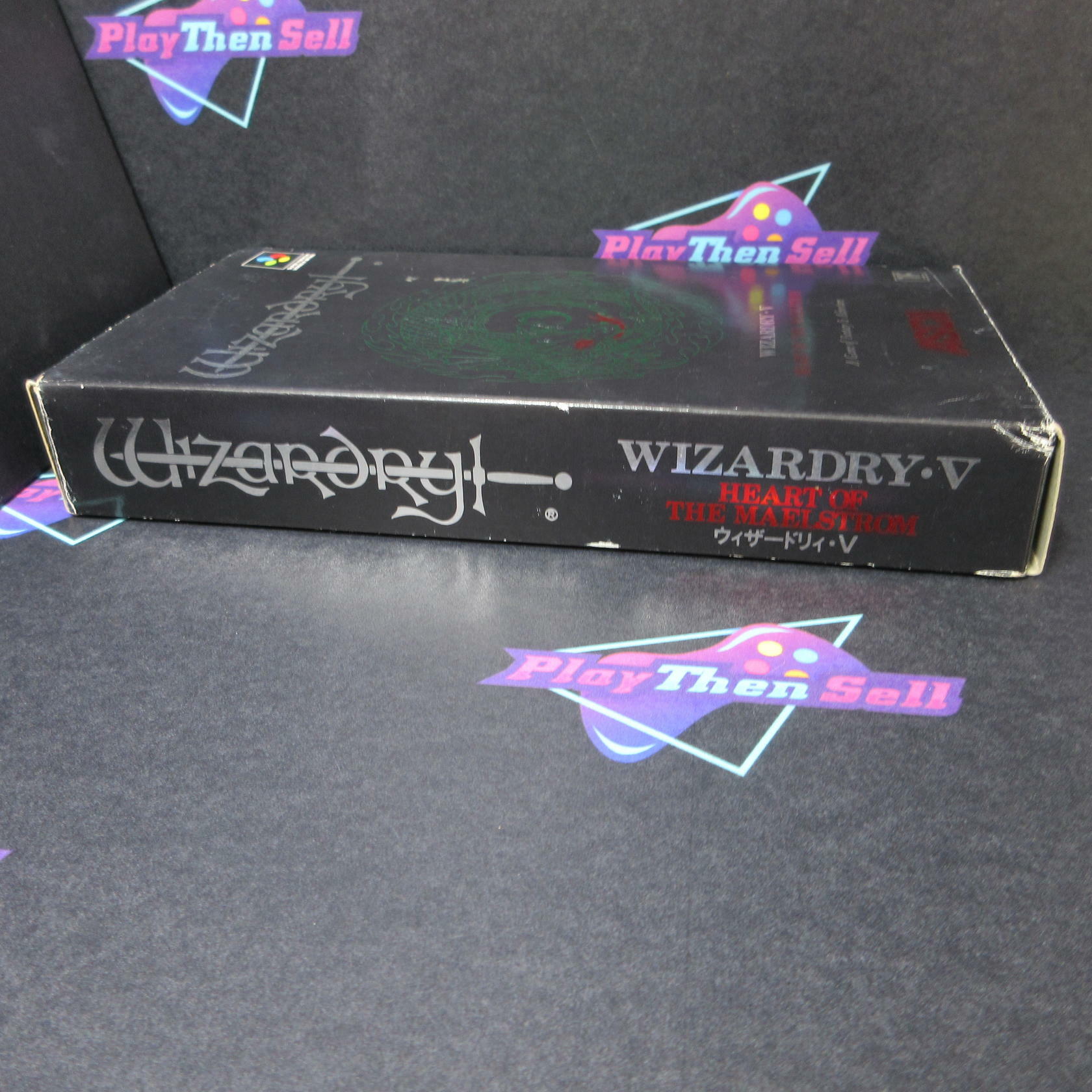 Wizardry V Heart of the Maelstrom Nintendo Super Famicom NM - Very Good