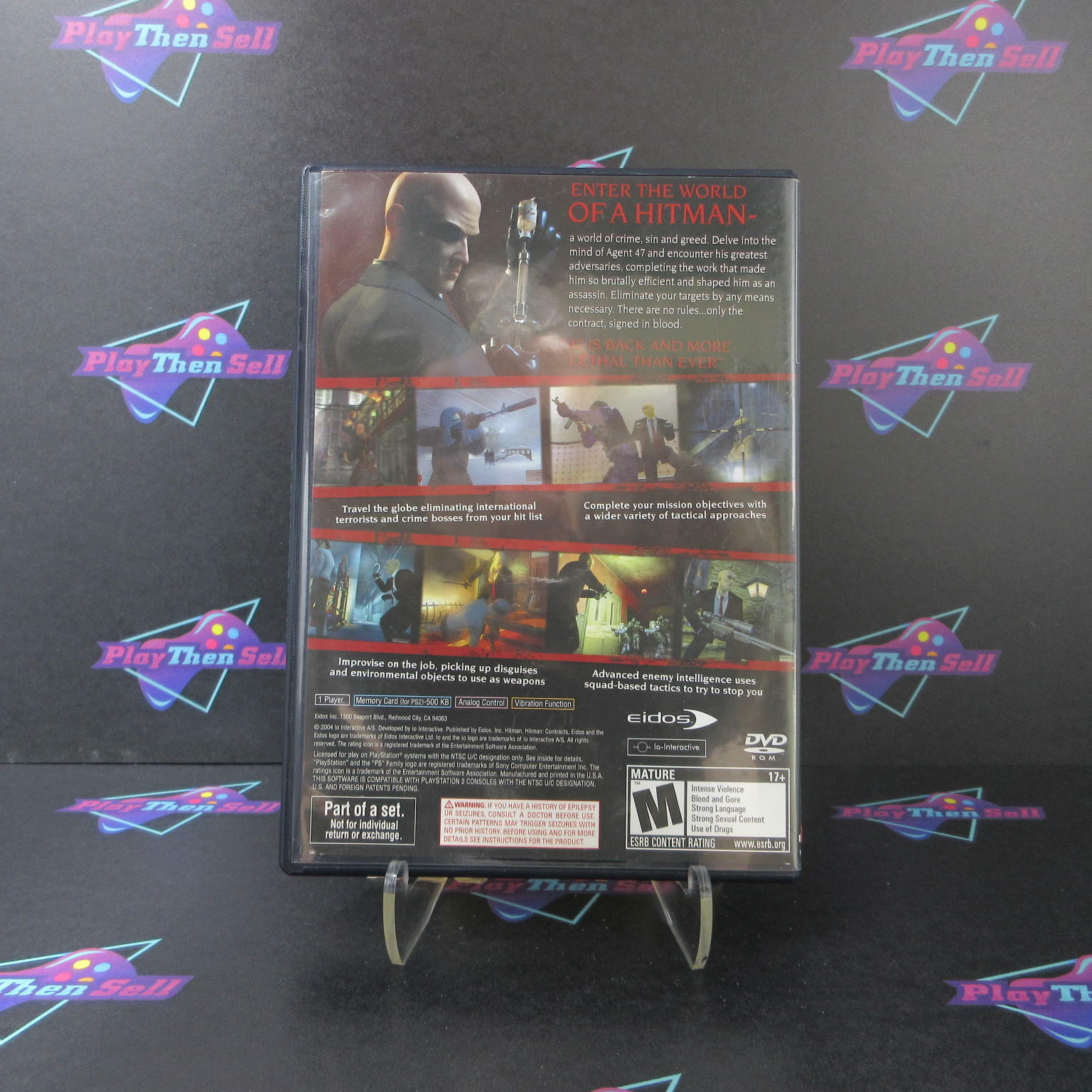 Hitman Contracts PS2 PlayStation 2 AD Complete CIB - Very Good