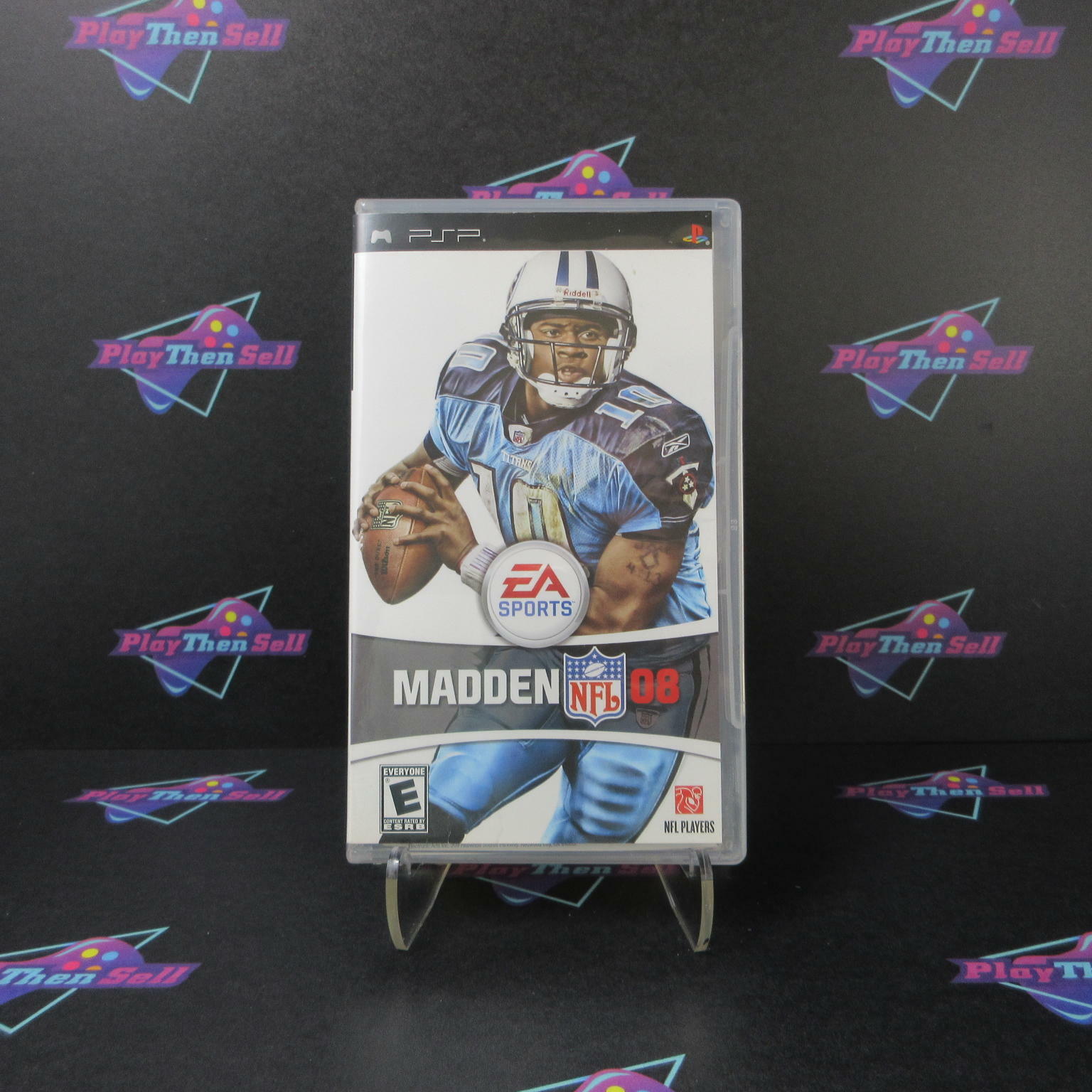 Madden NFL 08 Clear UMD Sony PSP AD Complete CIB - Very Good