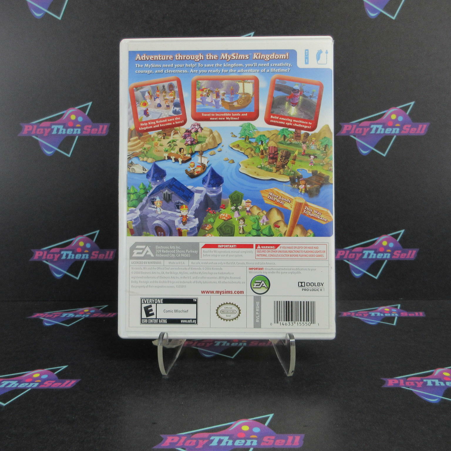 MySims Kingdom Nintendo Wii - Like New
