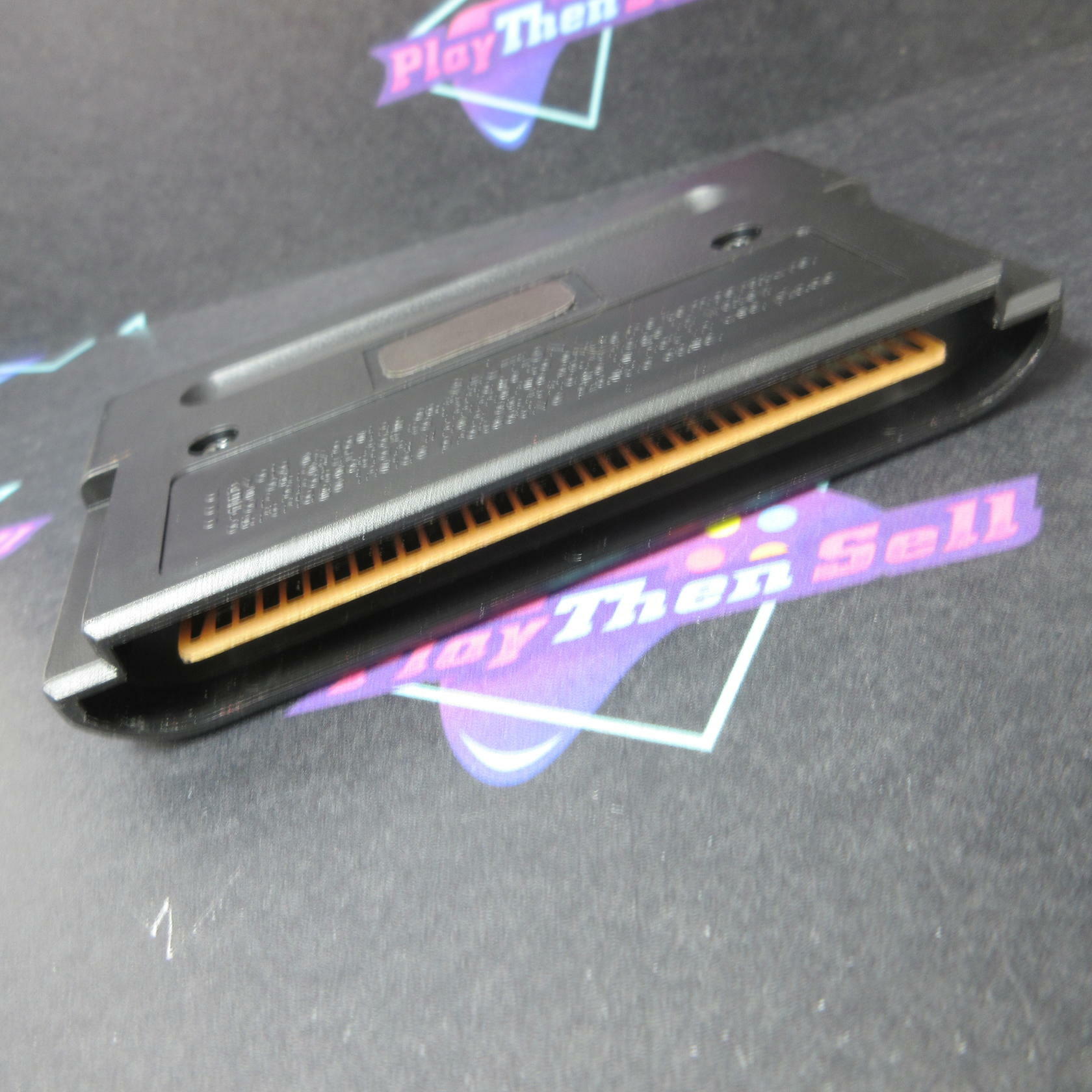 Ms. Pac-man Sega Genesis Paper Box AD Complete CIB - Very Good