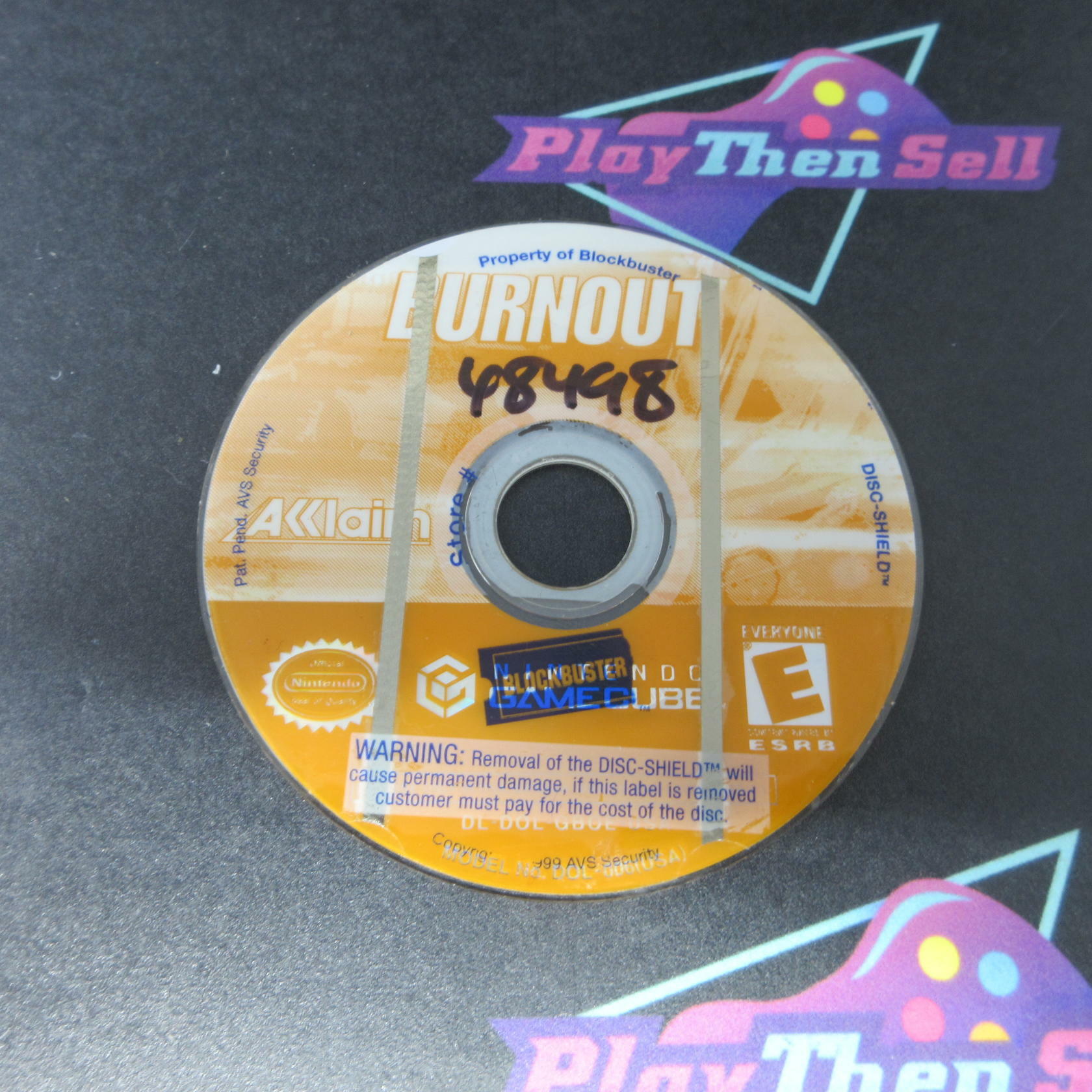 Burnout Nintendo Gamecube AD Complete CIB - Very Good