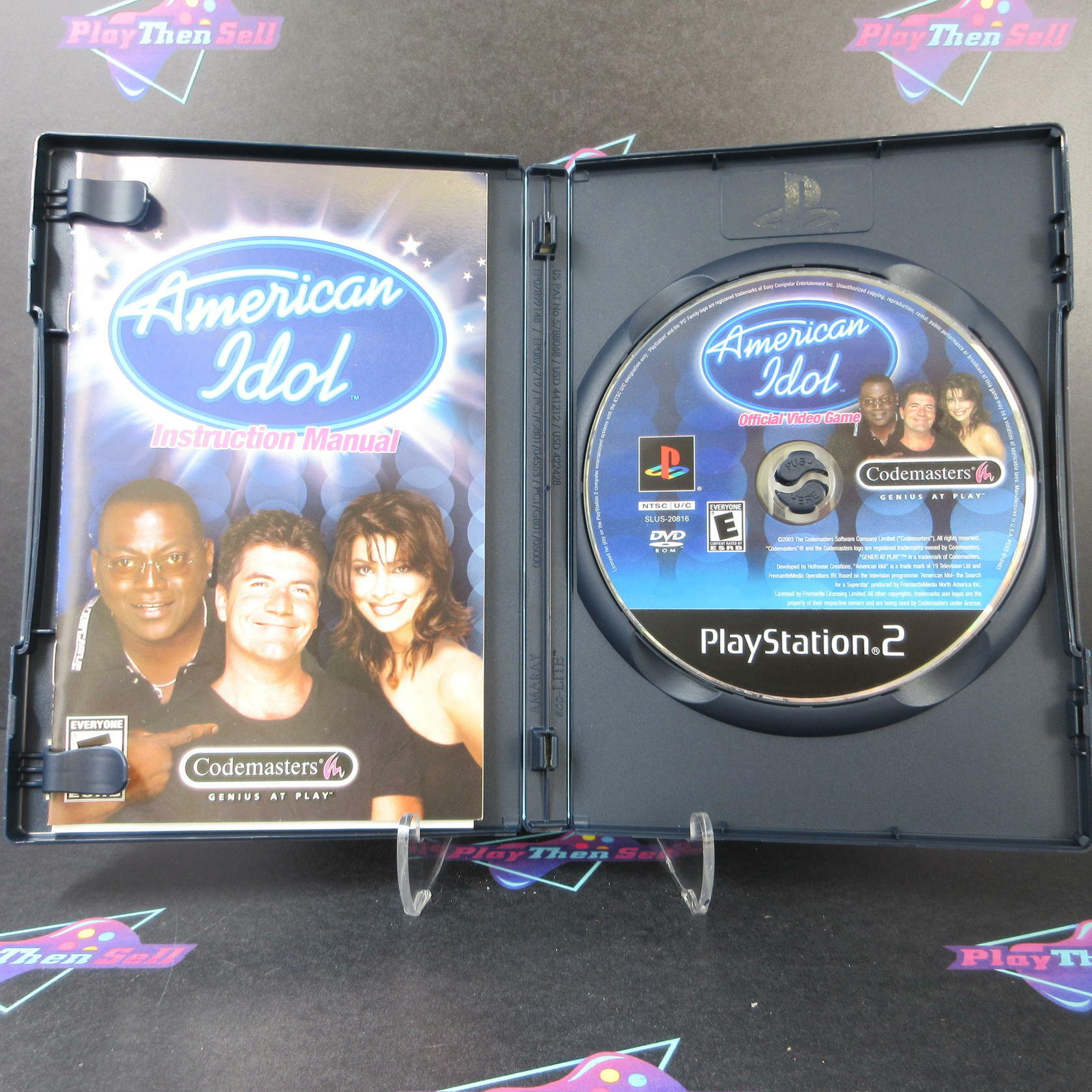 American Idol PS2 PlayStation 2 AD Complete CIB - Very Good