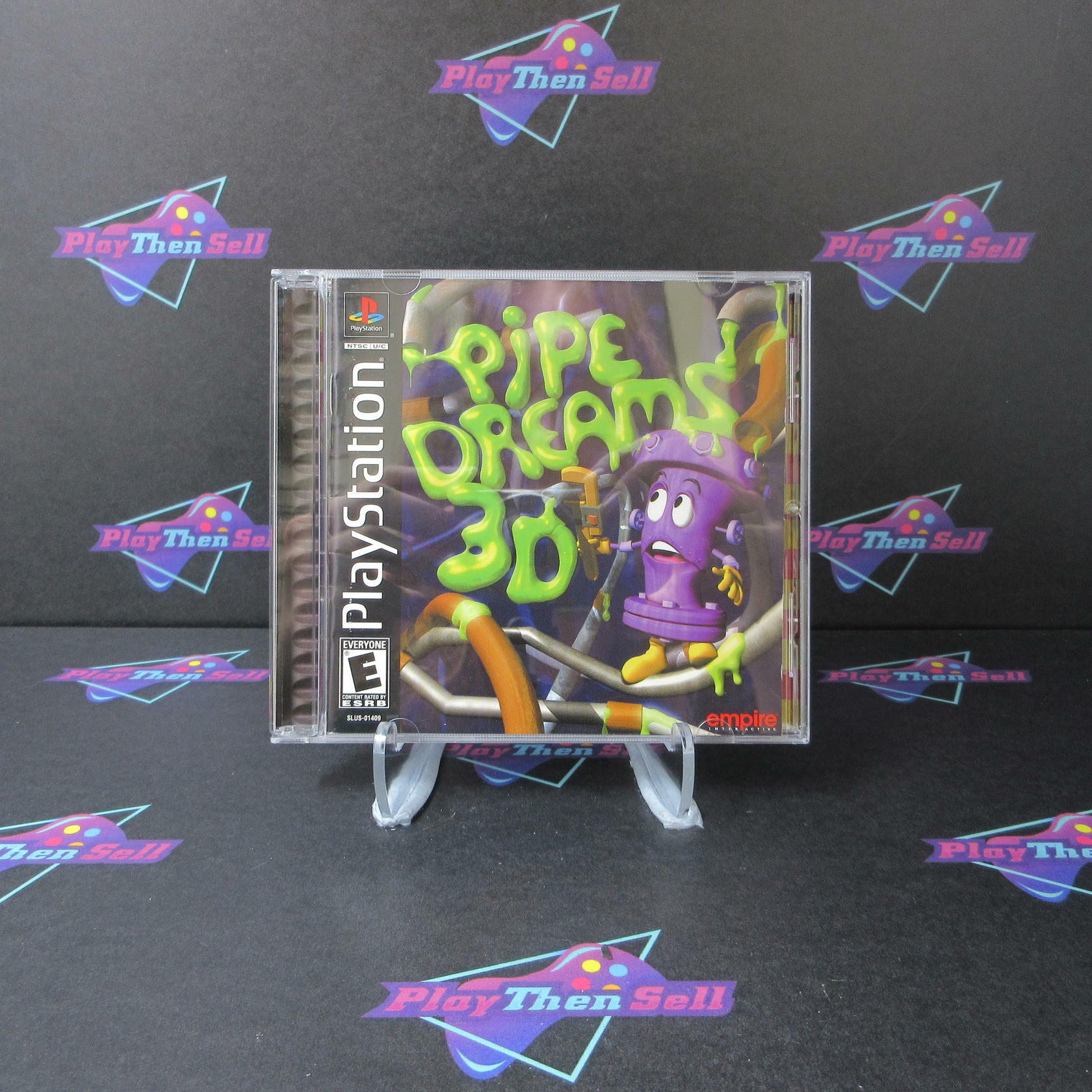 Pipe Dreams 3D + Reg Card PS1 PlayStation 1 DD Complete CIB - Very Good