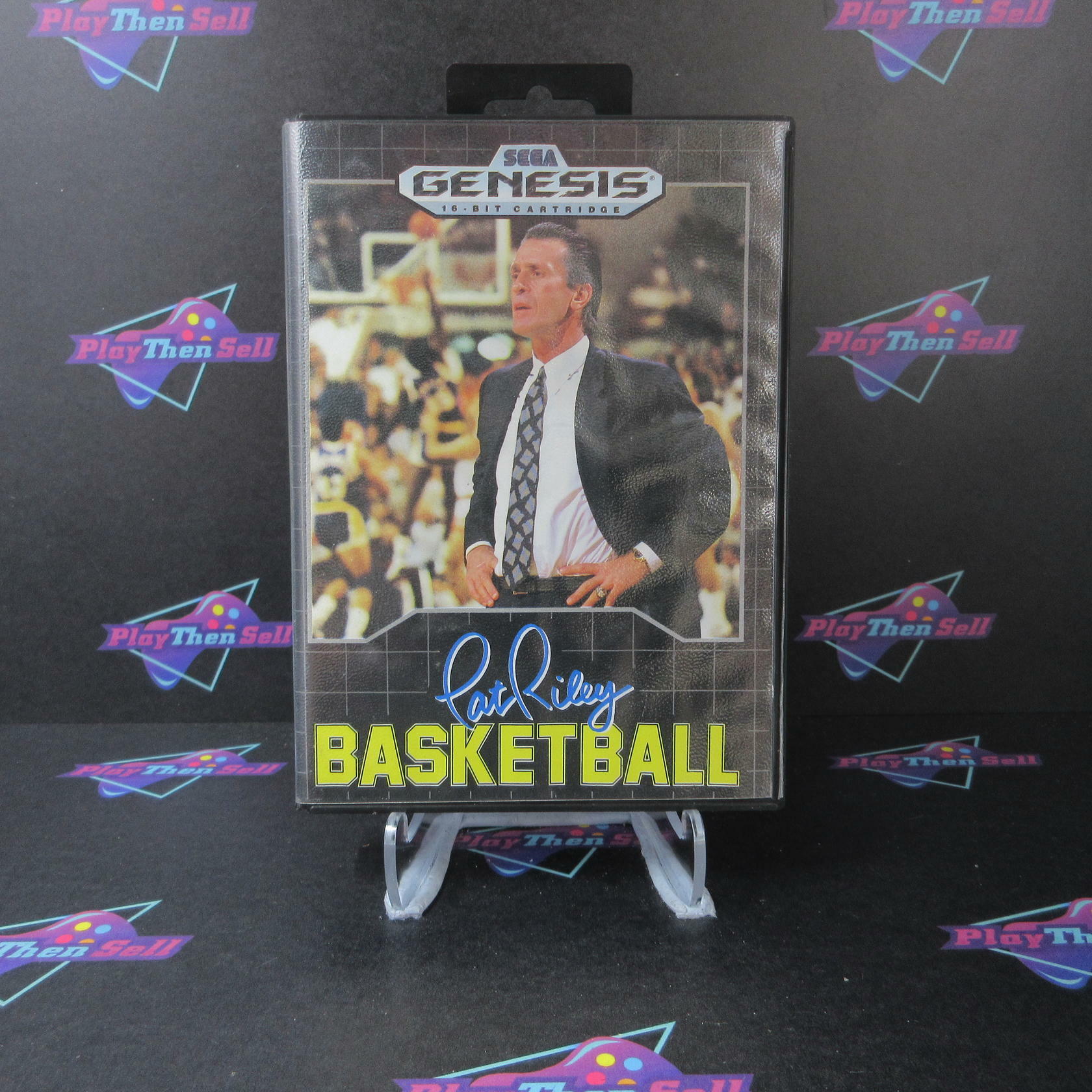 Pat Riley Basketball - Sega Genesis Boxed Complete CIB - Very Good
