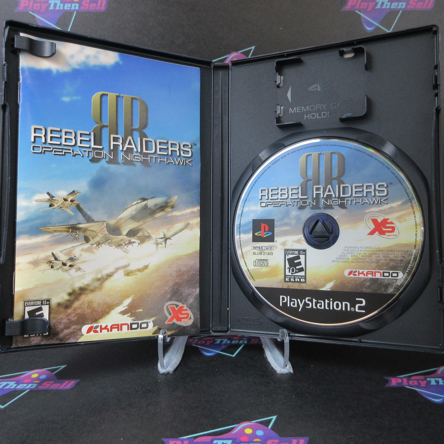 Rebel Raiders Operation Nighthawk PS2 PlayStation 2 AD Complete CIB - Very Good