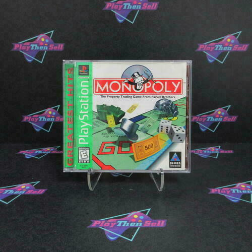 Monopoly PS1 PlayStation 1 MD/DD Complete CIB - Very Good