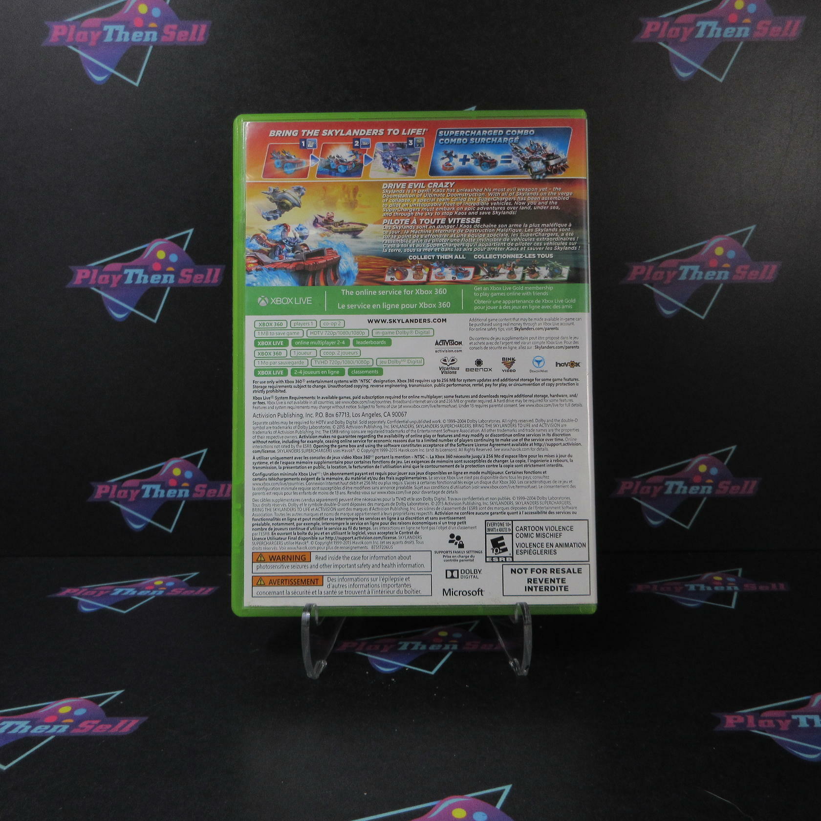 Skylanders Superchargers Xbox 360 DD Complete CIB - Very Good