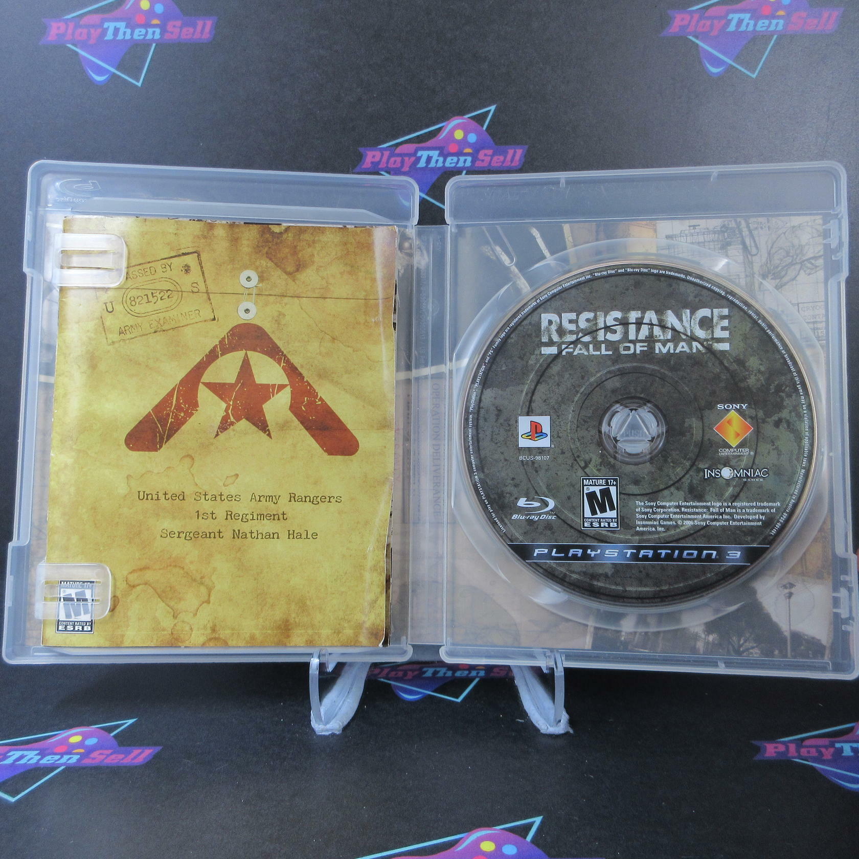 Resistance Fall of Man PS3 PlayStation 3 AD/MD Complete CIB - Very Good