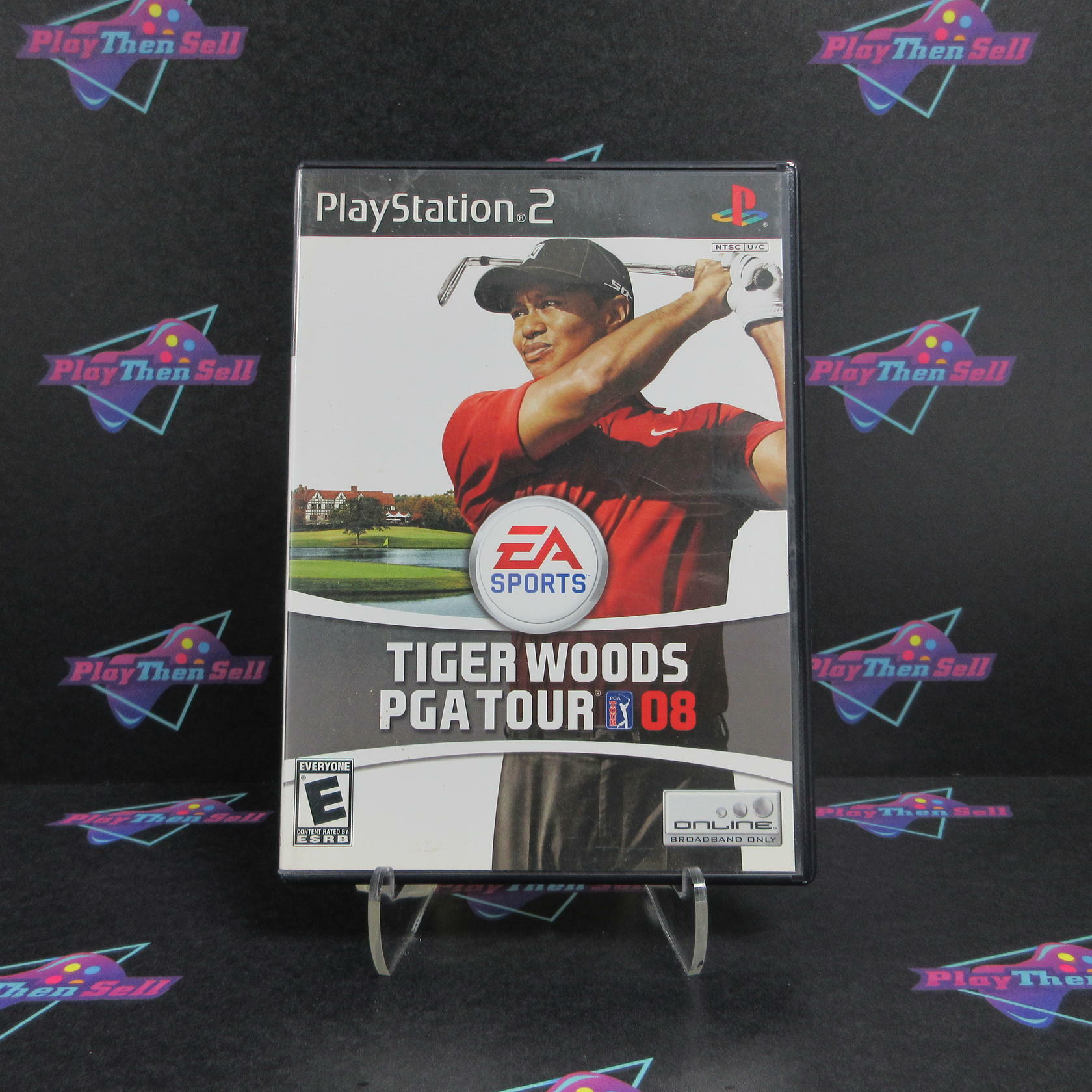 Tiger Woods PGA Tour 08 PS2 PlayStation 2 AD - Very Good