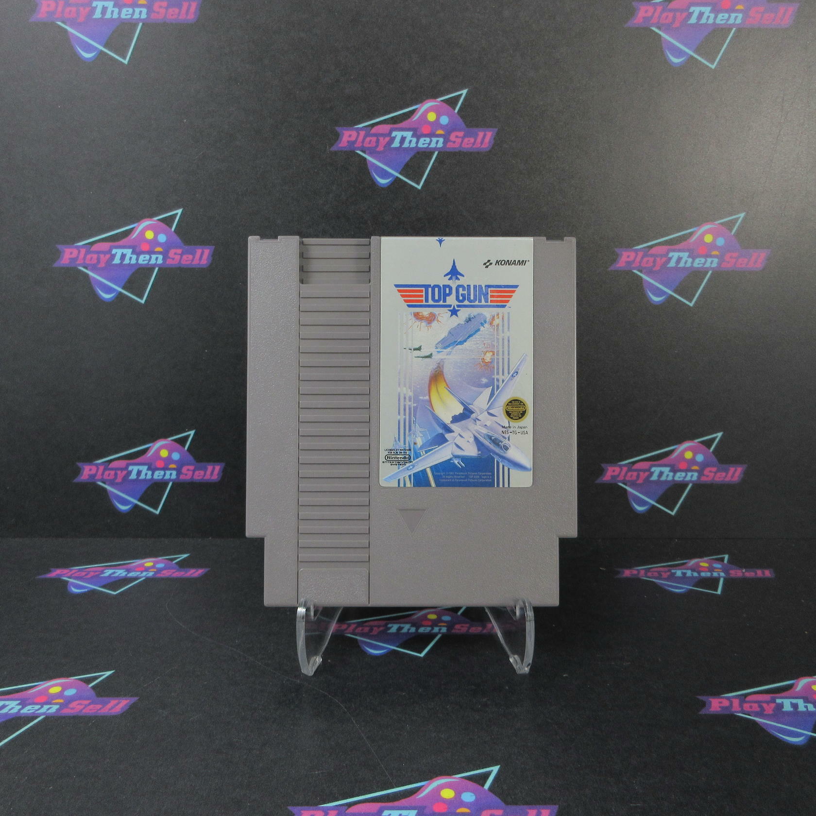 Top Gun Nintendo NES Cartridge Only Authentic / Tested - Very Good