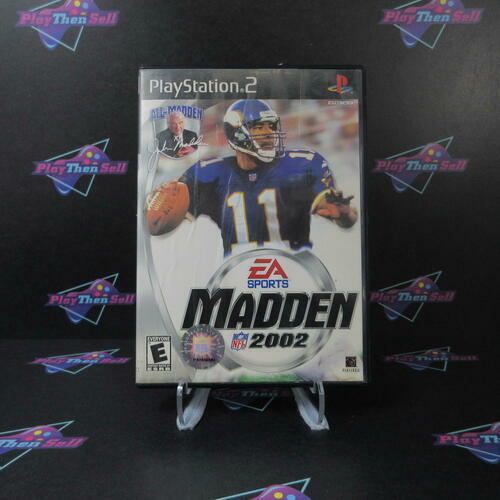 Madden NFL 2002 PS2 PlayStation 2 AD Complete CIB - Very Good