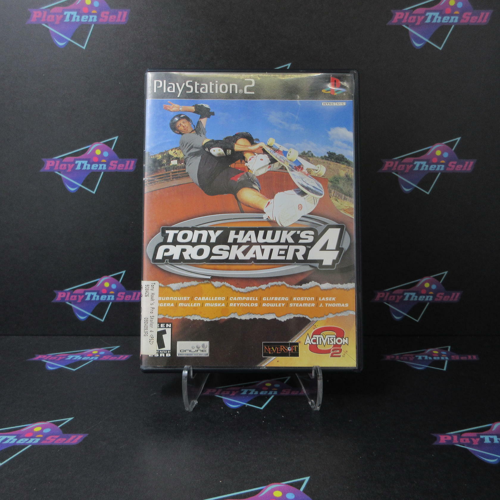 Tony Hawk's Pro Skater 4 GH Disc PS2 PlayStation 2 AD/NM - Very Good