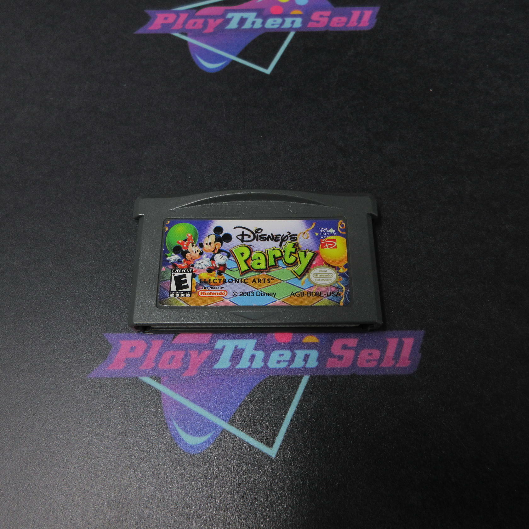 Disney's Party GameBoy Advance Cart Only Authentic / Tested - Very Good