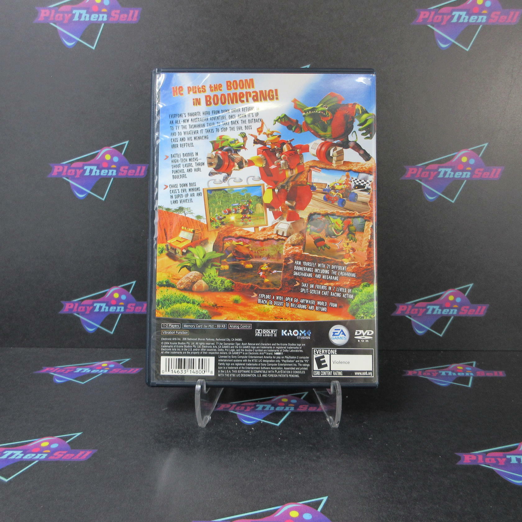 Ty the Tasmanian Tiger 2 Bush Rescue PS2 PlayStation 2 AD/DD/NM - Very Good