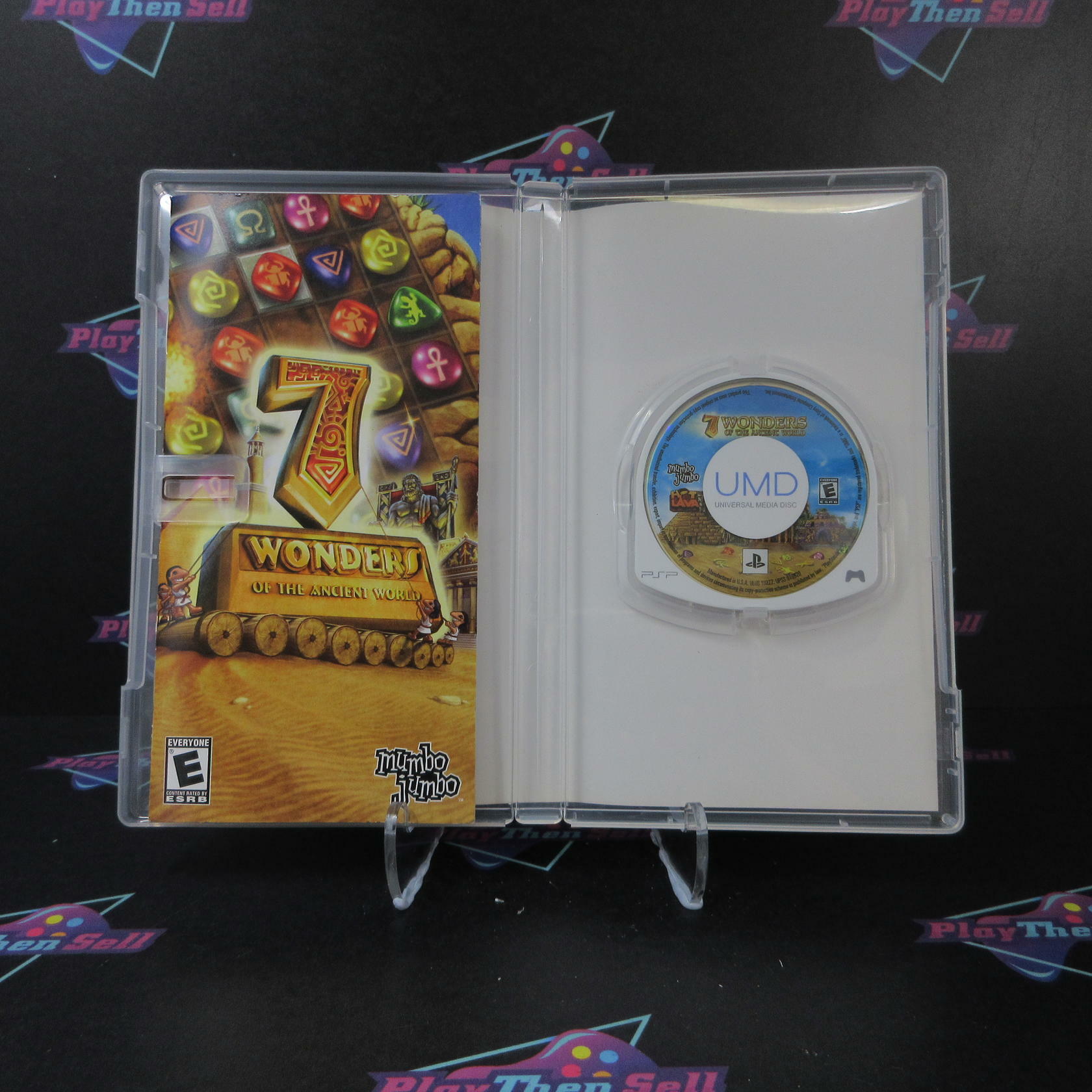 7 Wonders of the Ancient World + Reg Card Sony PSP AD Complete CIB - Very Good