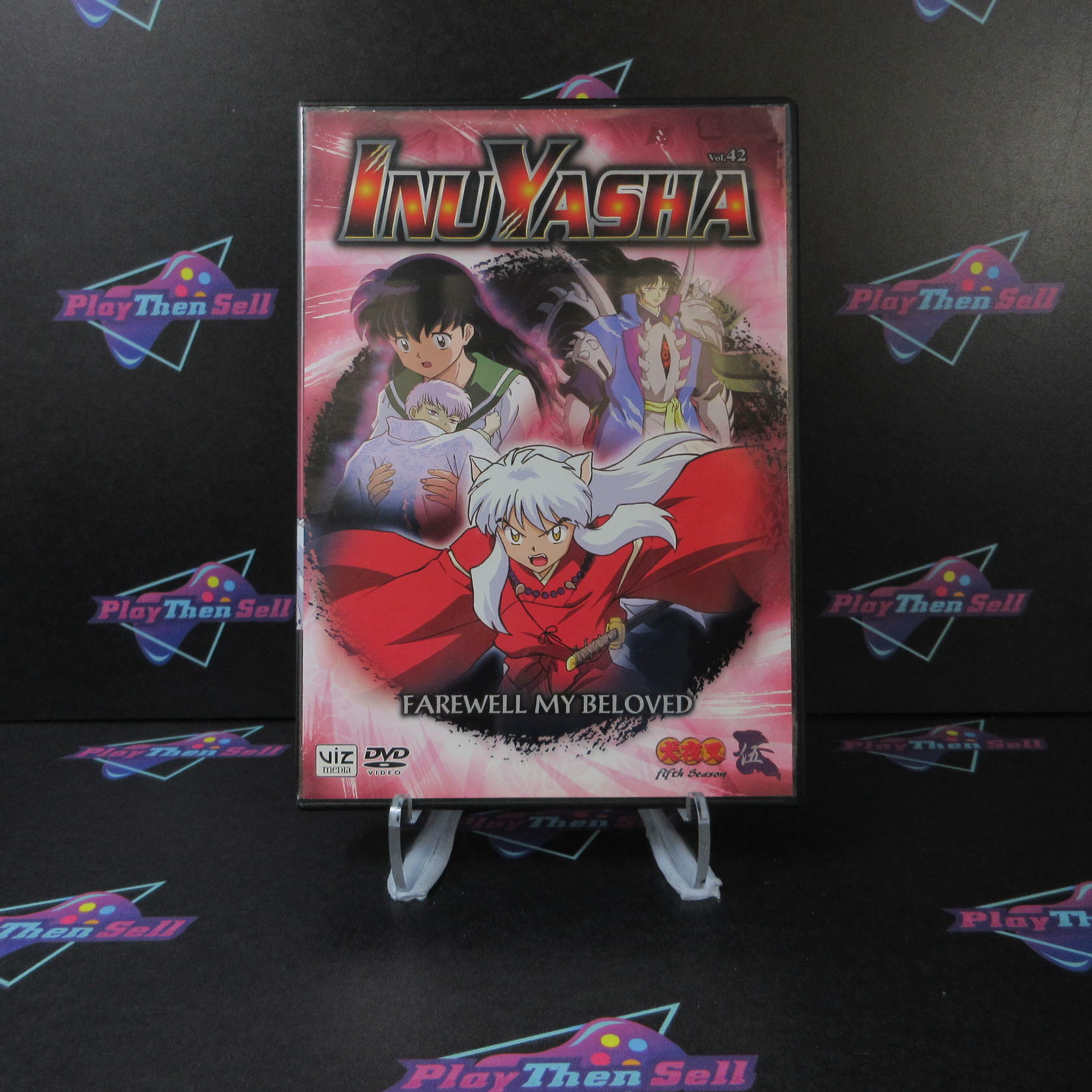 Inuyasha Fifth Season Volume 42 Farewell My Beloved - DVD - Good