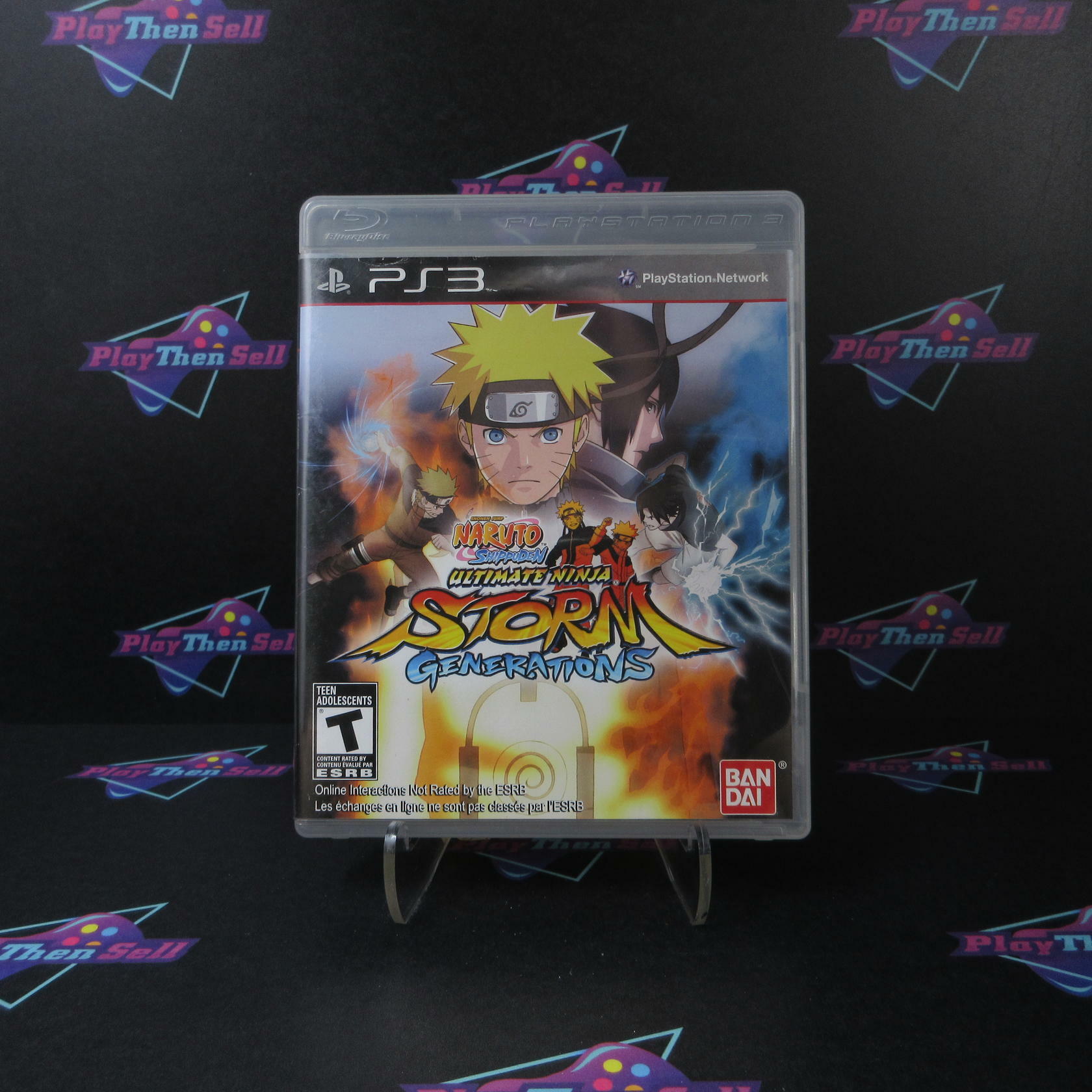 Naruto Shippuden Ultimate Ninja Storm Generations PS3 AD Complete CIB - Very Good