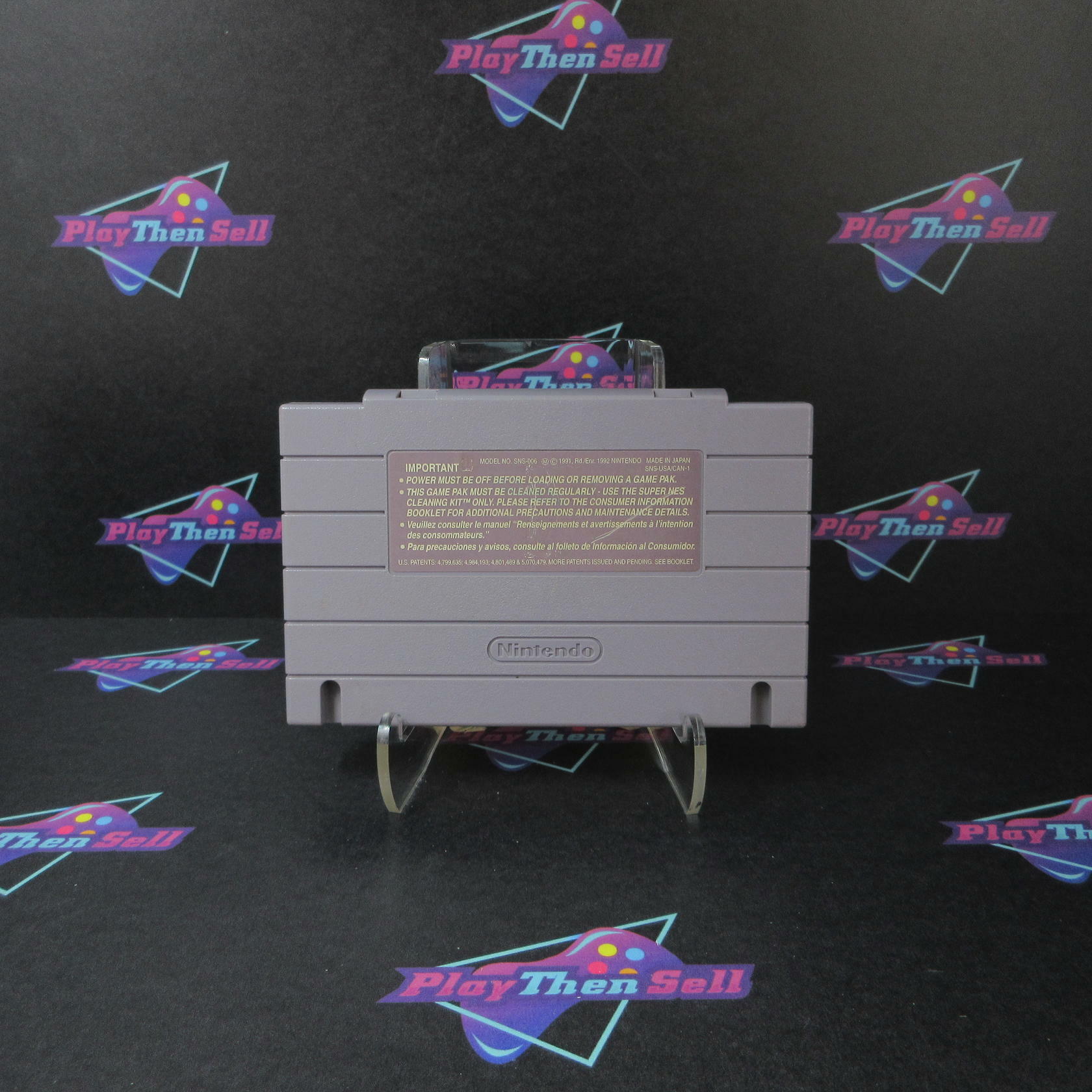 Super Tennis Super Nintendo SNES Cartridge Only AD Authentic / Tested - Very Good