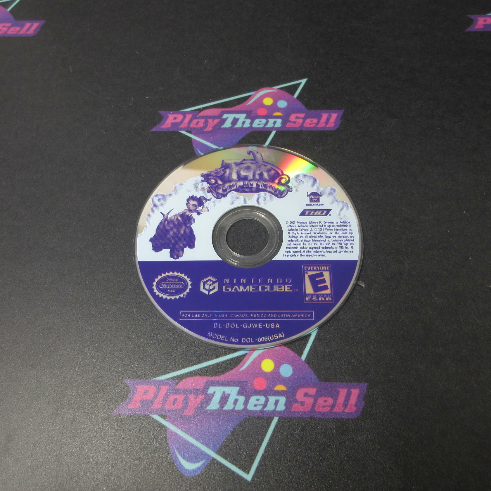 Tak The Great Juju Challenge Nintendo Gamecube Disc Only - Very Good