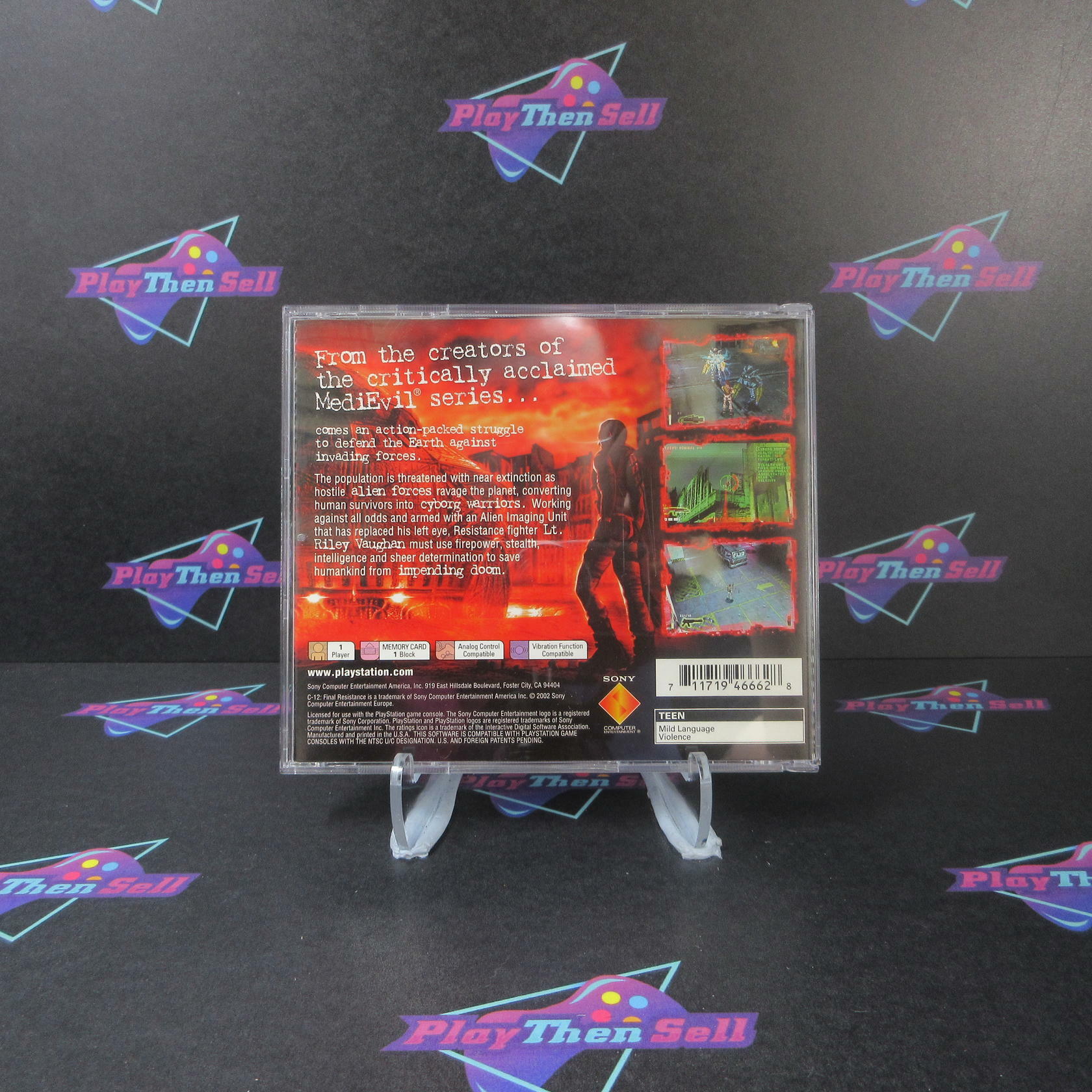 C-12 Final Resistance PS1 PlayStation 1 - Like New