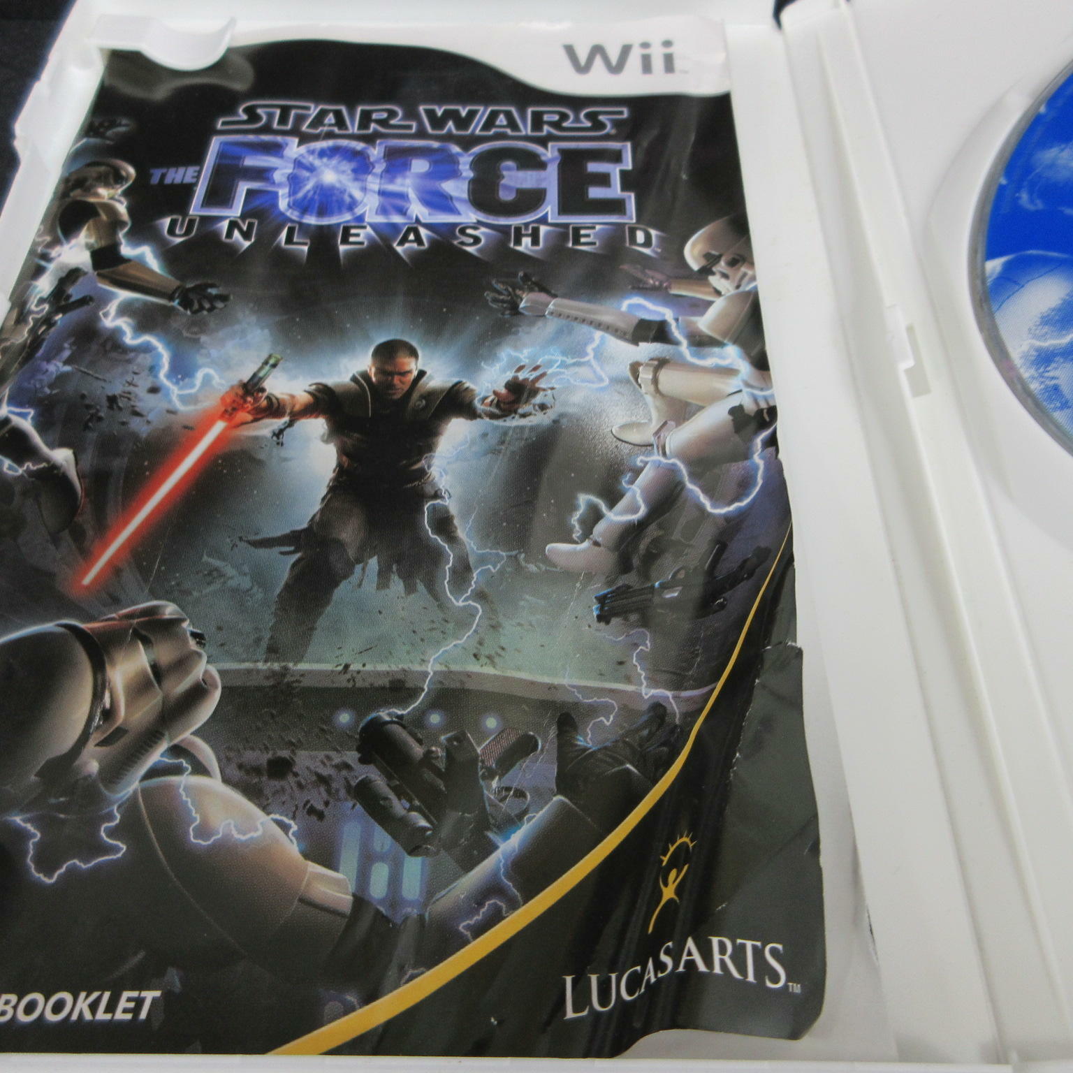 Star Wars The Force Unleashed Nintendo Wii AD/MD - Very Good
