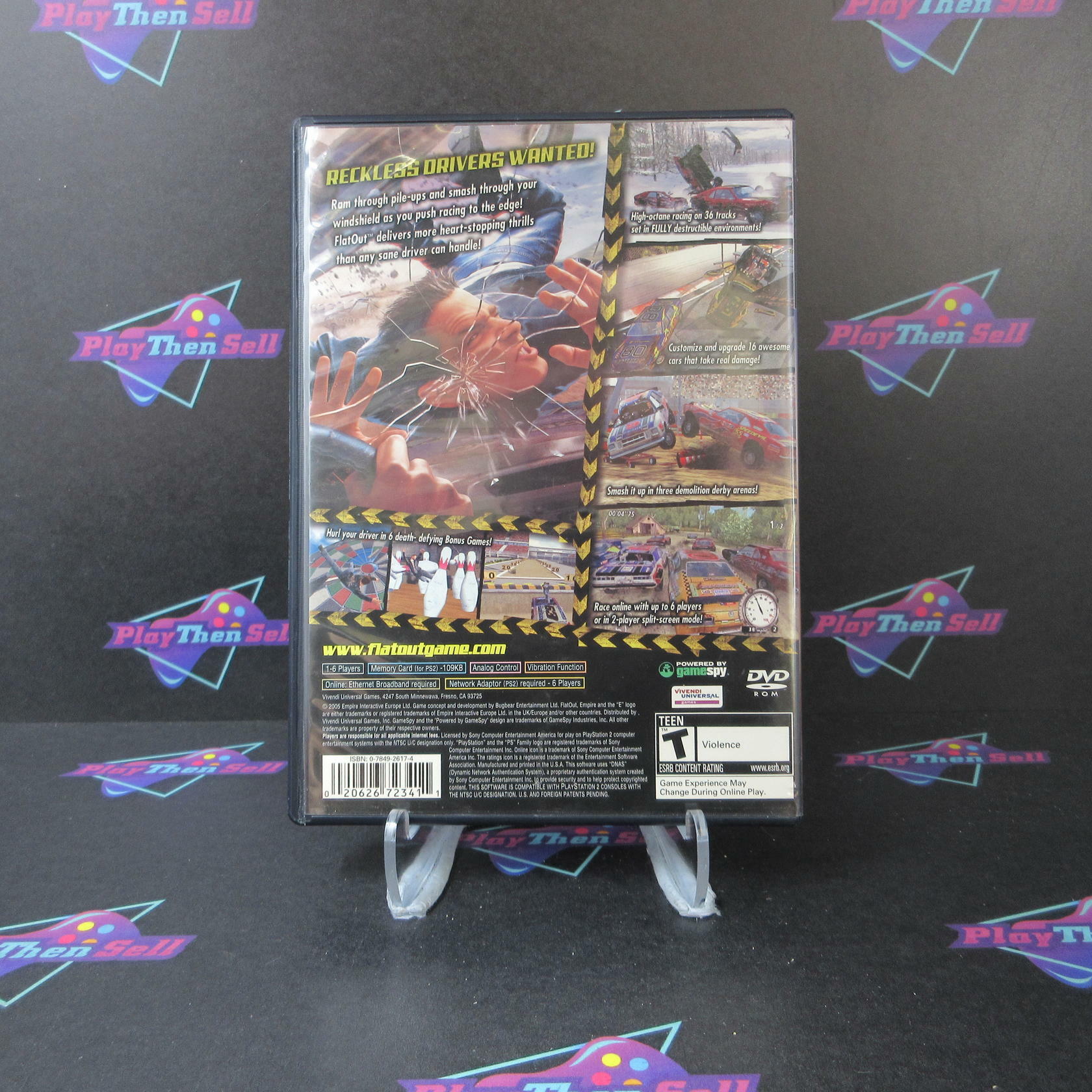 Flat Out PS2 PlayStation 2 - Very Good