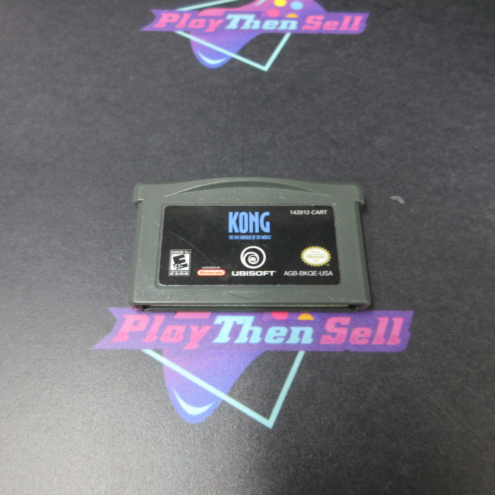 Kong The 8th Wonder of the World GameBoy Advance Cart Only Authentic / Tested - Very Good